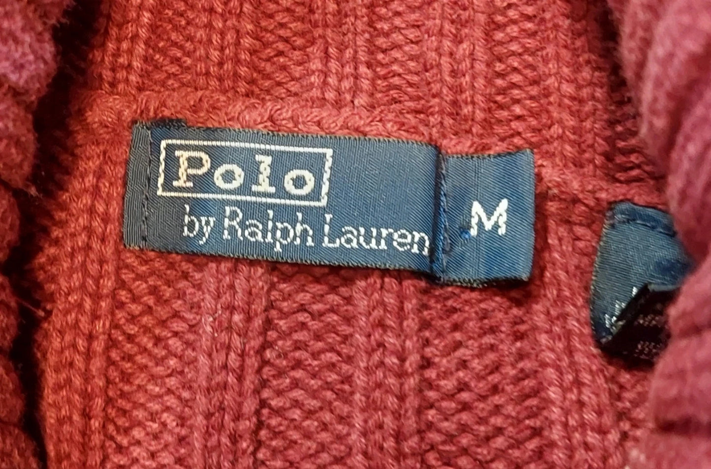 SW6 Polo Ralph Lauren sweater M red white