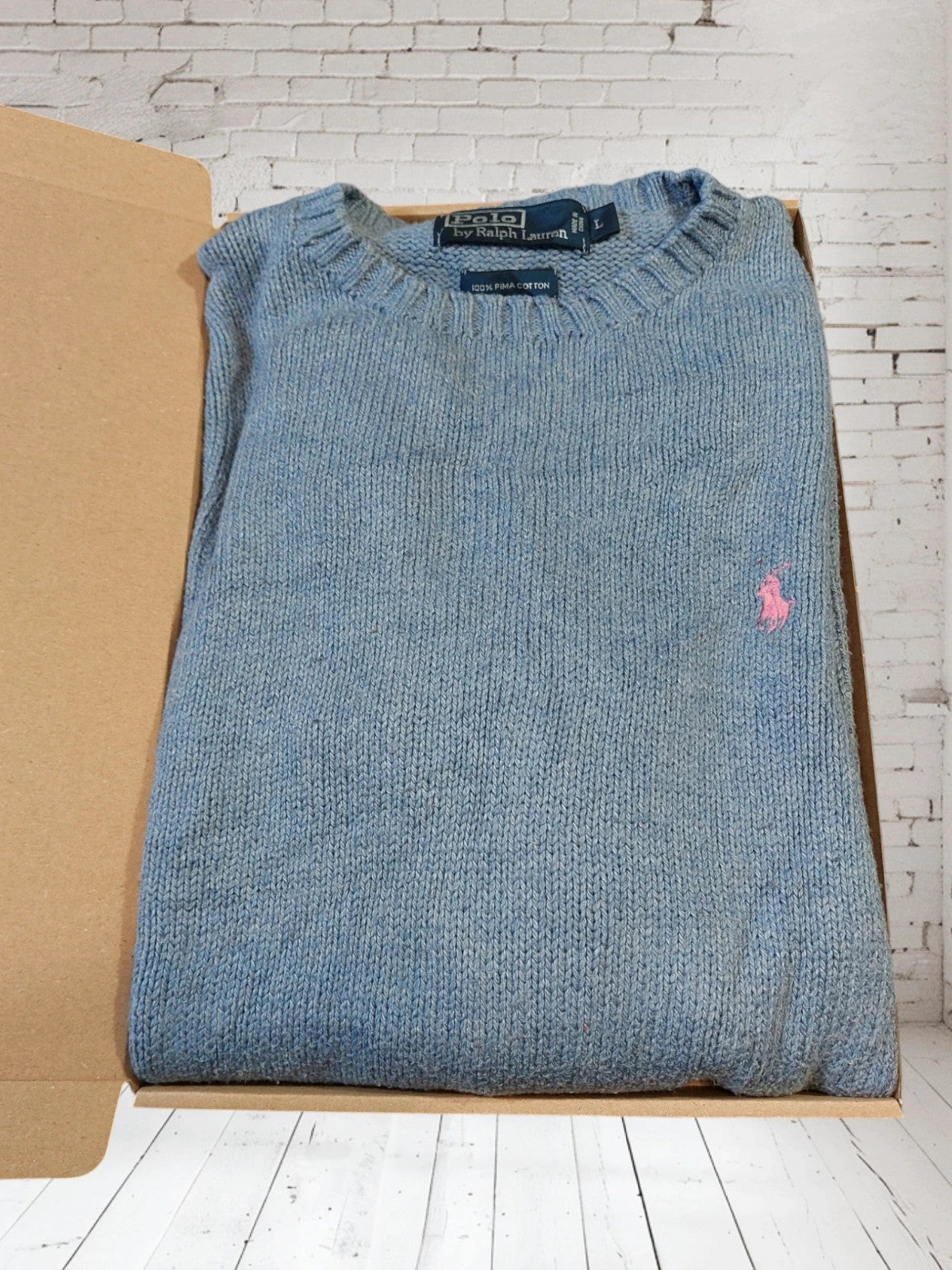 SW7 Polo Ralph Lauren sweater L light blue