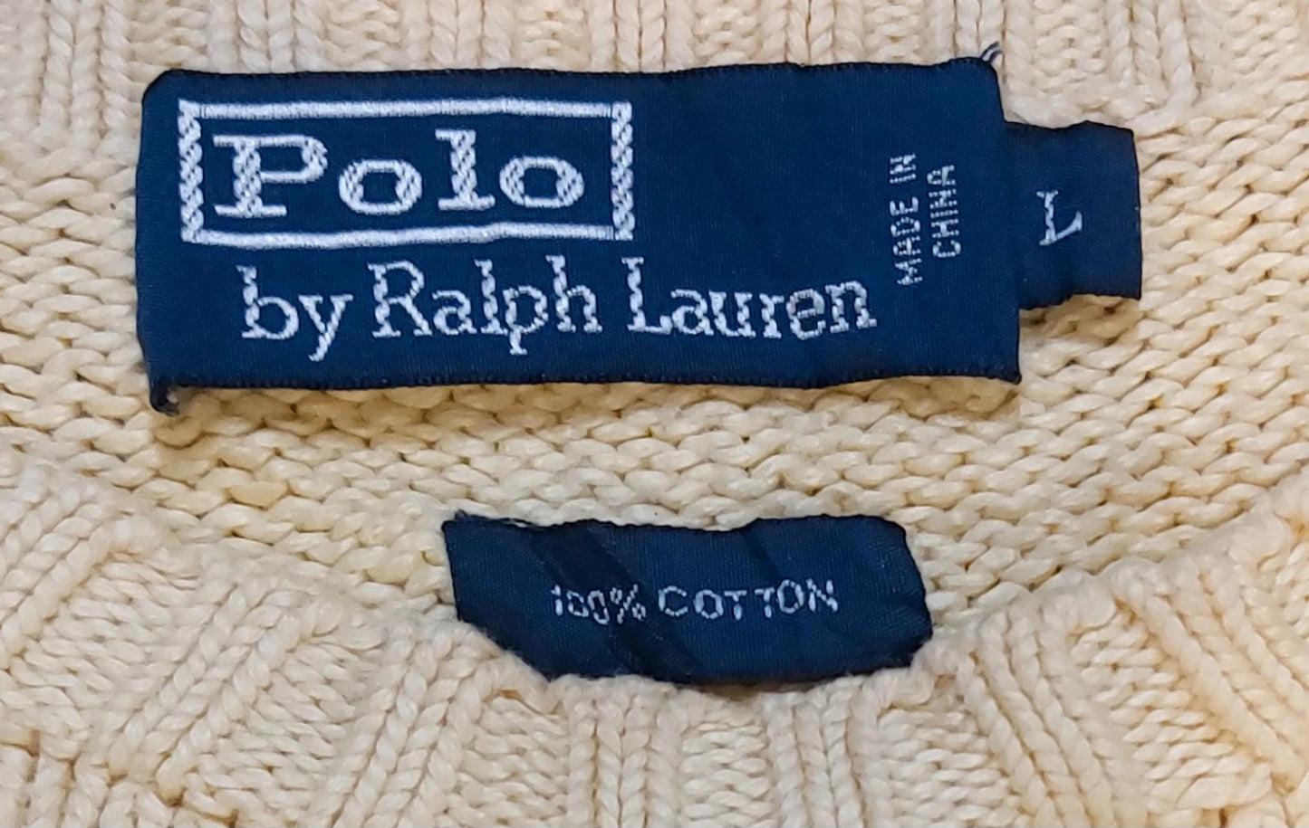 SW8 Polo Ralph Lauren sweater L yellow