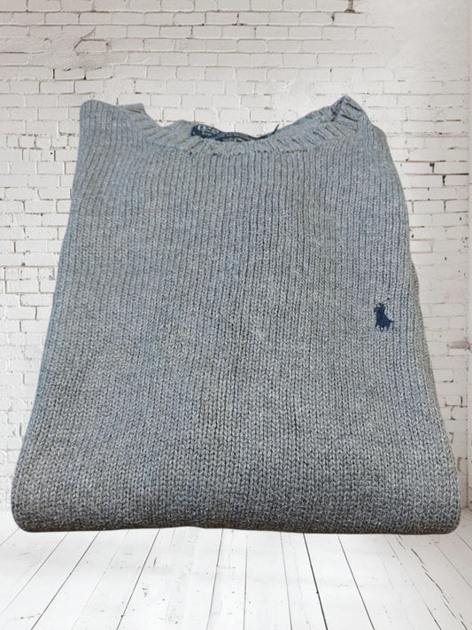 SW10 Polo Ralph Lauren knit sweater M grey