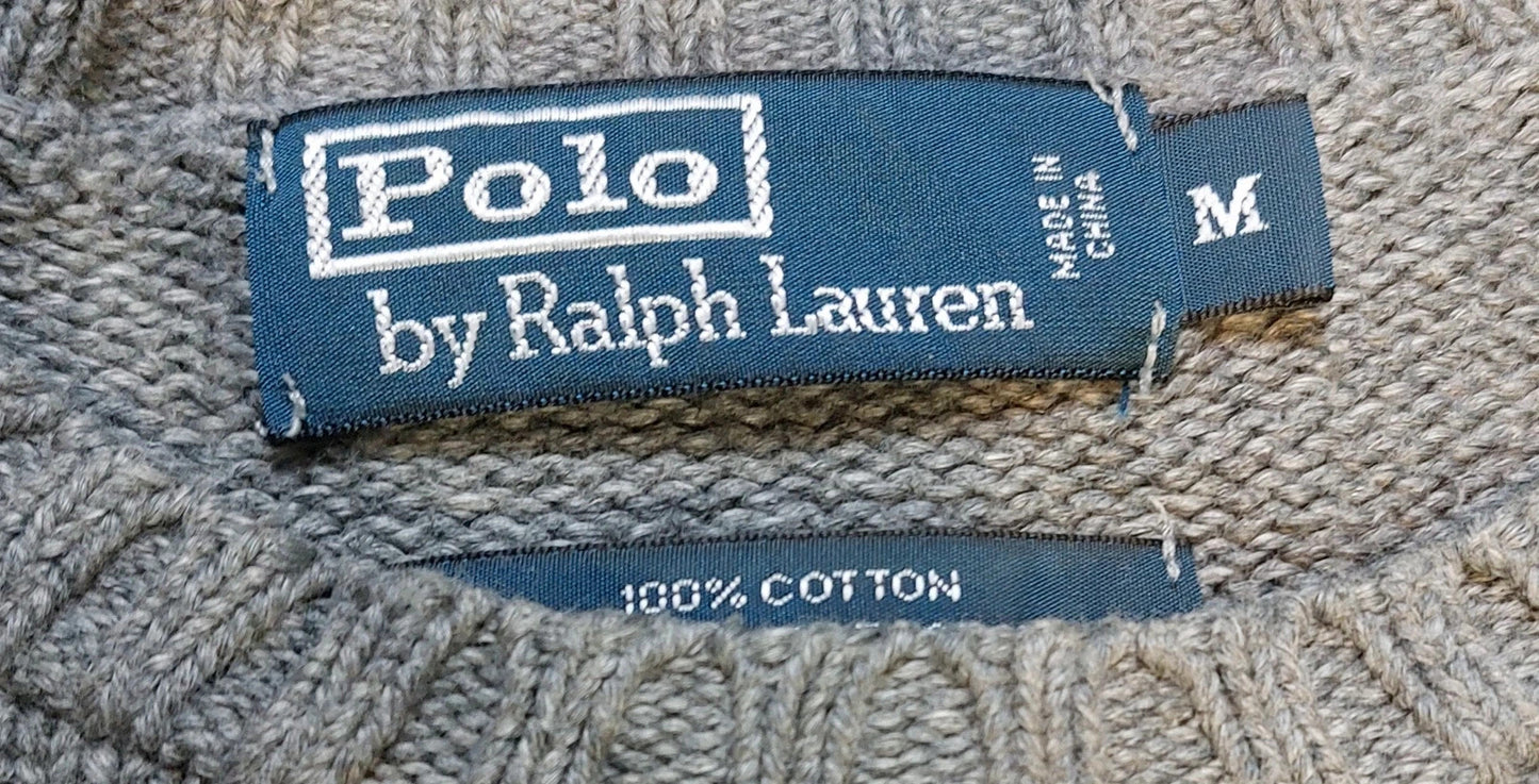 SW10 Polo Ralph Lauren knit sweater M grey