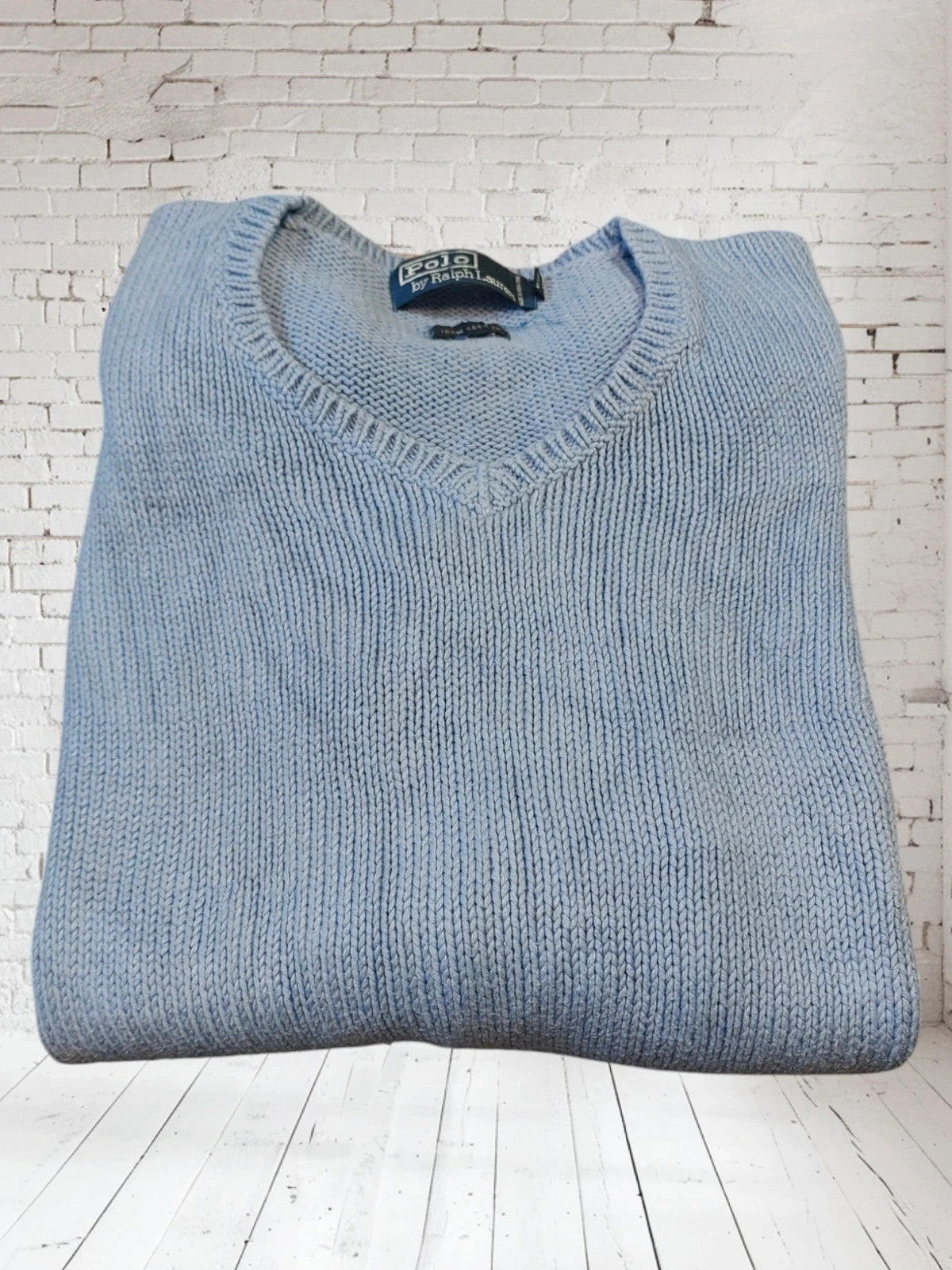 SW13 Polo Ralph Lauren sweater L light blue