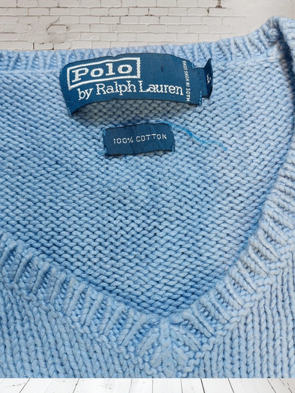 SW13 Polo Ralph Lauren sweater L light blue