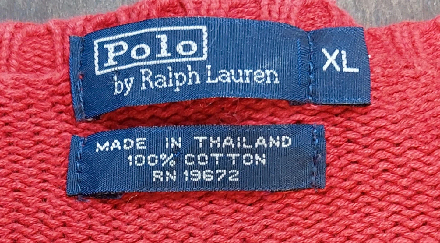 SW18 Polo Ralph Lauren sweater XL red