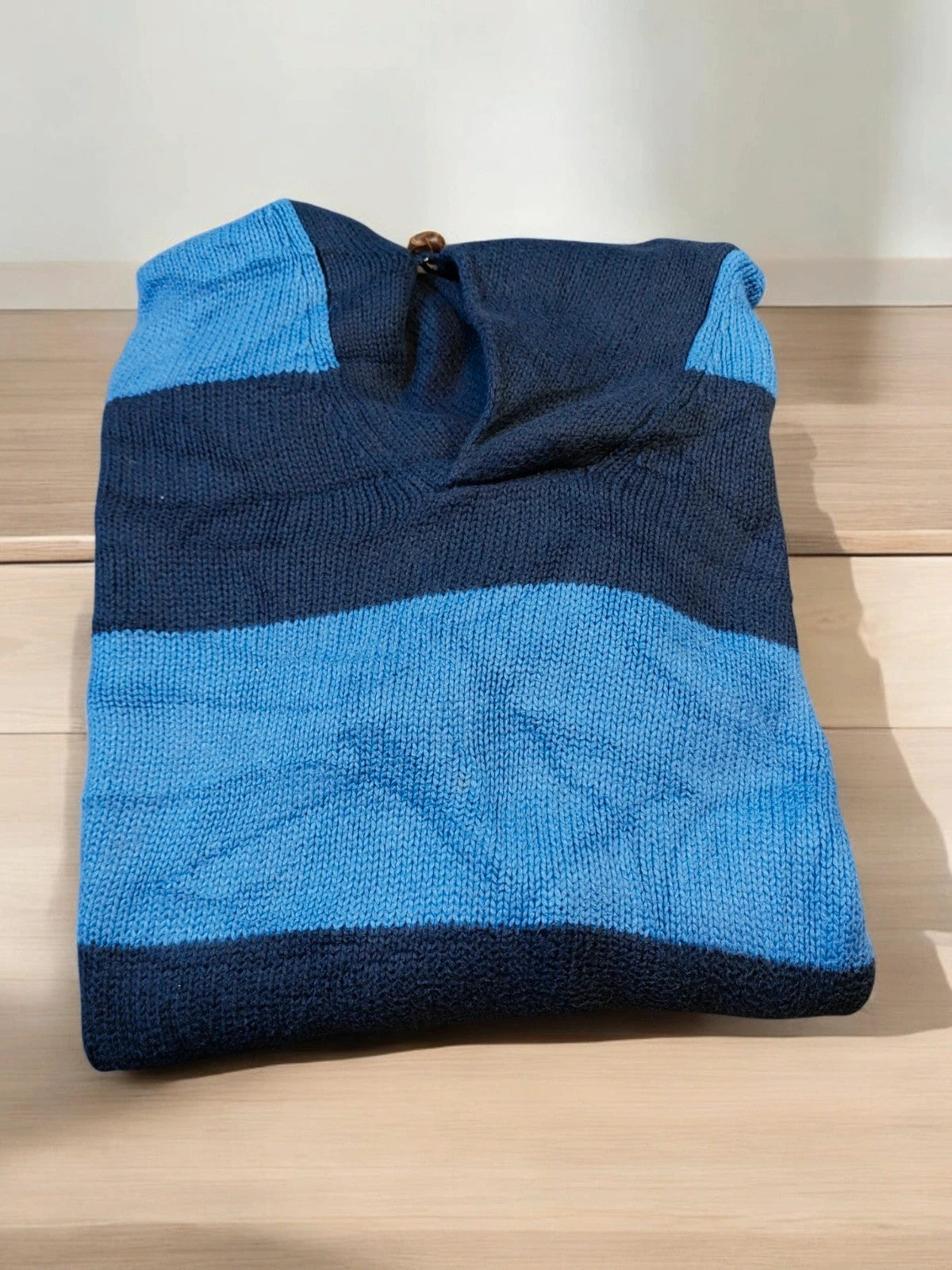 SW20 Polo Ralph Lauren sweater L blue/ black lines