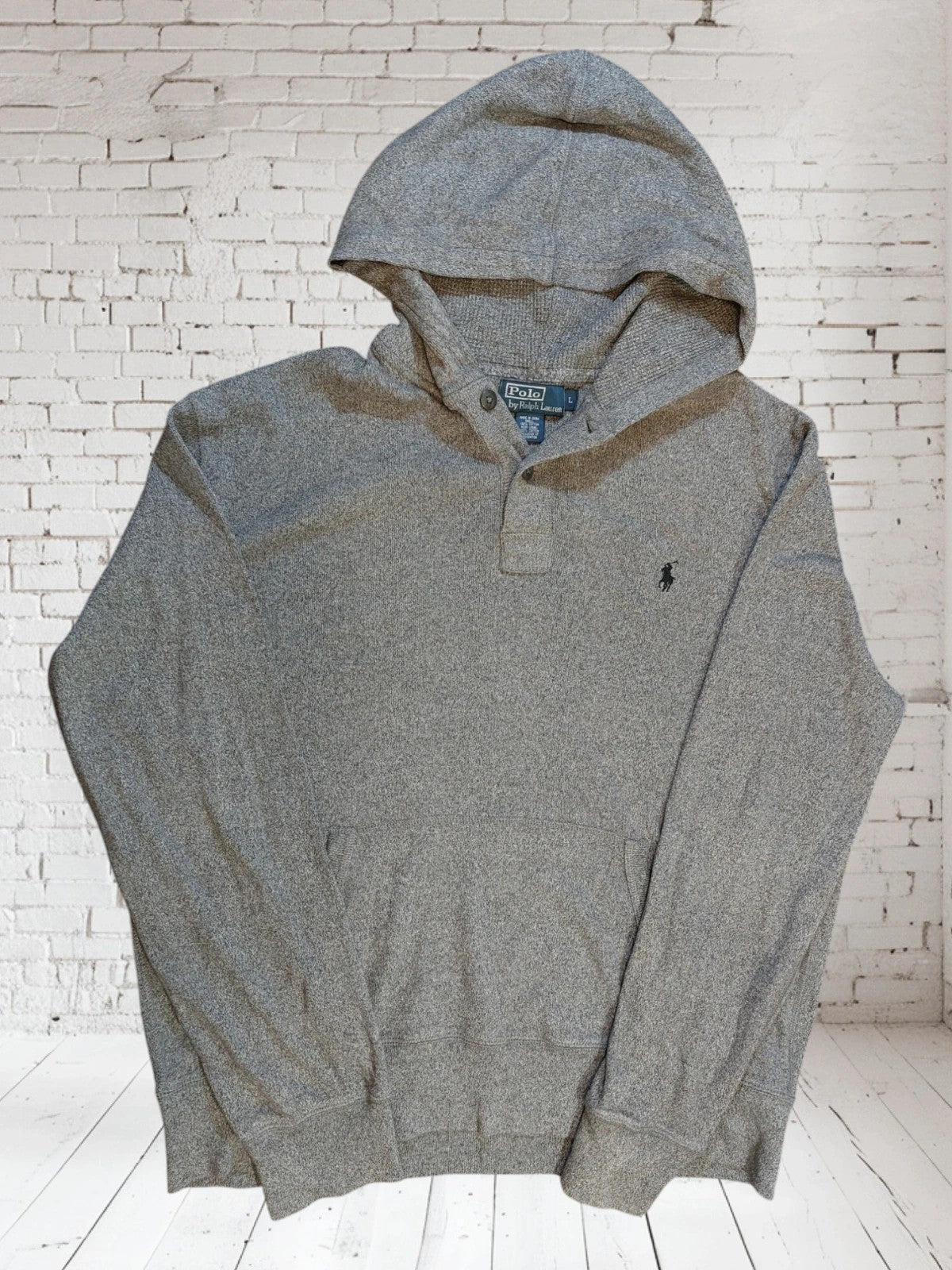 SW22 Polo Ralph Lauren hoodie L grey