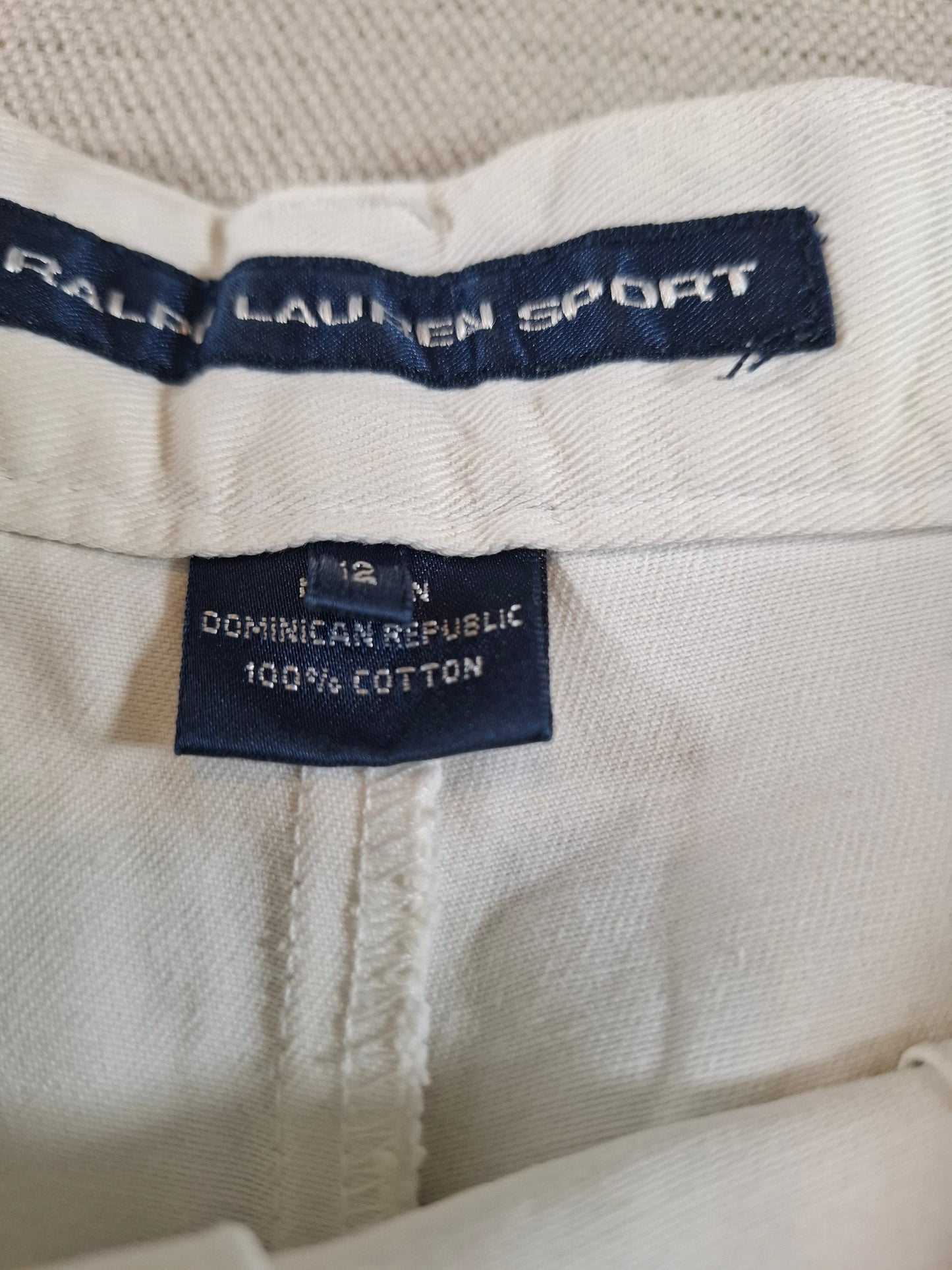 001170 Polo Ralph Lauren Shorts size 12 white