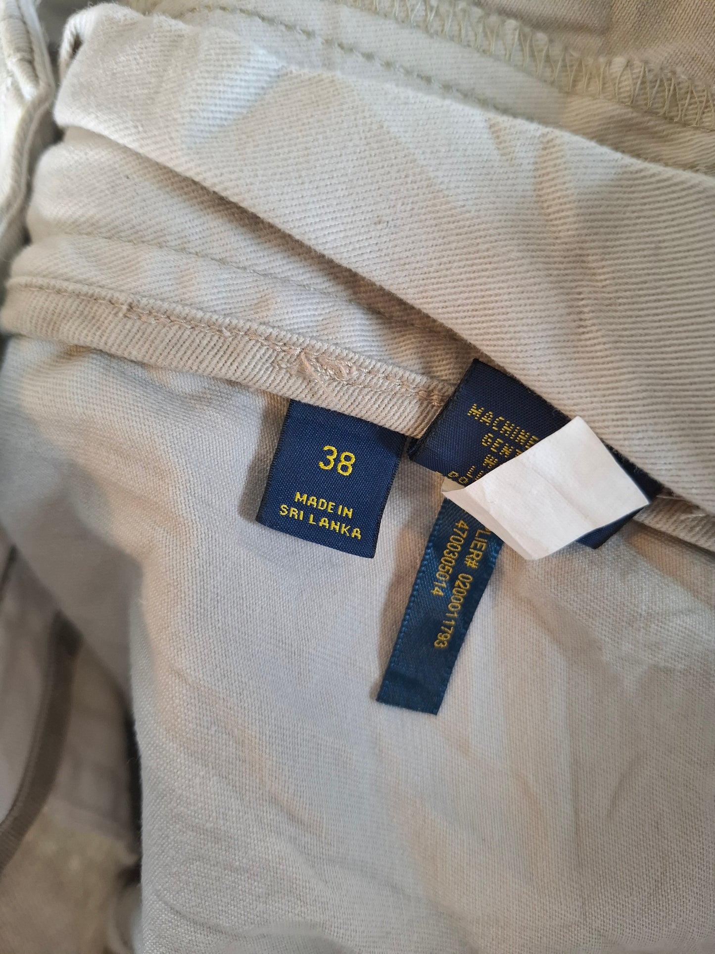 001171 Polo Ralph Lauren Shorts size 38 Khaki