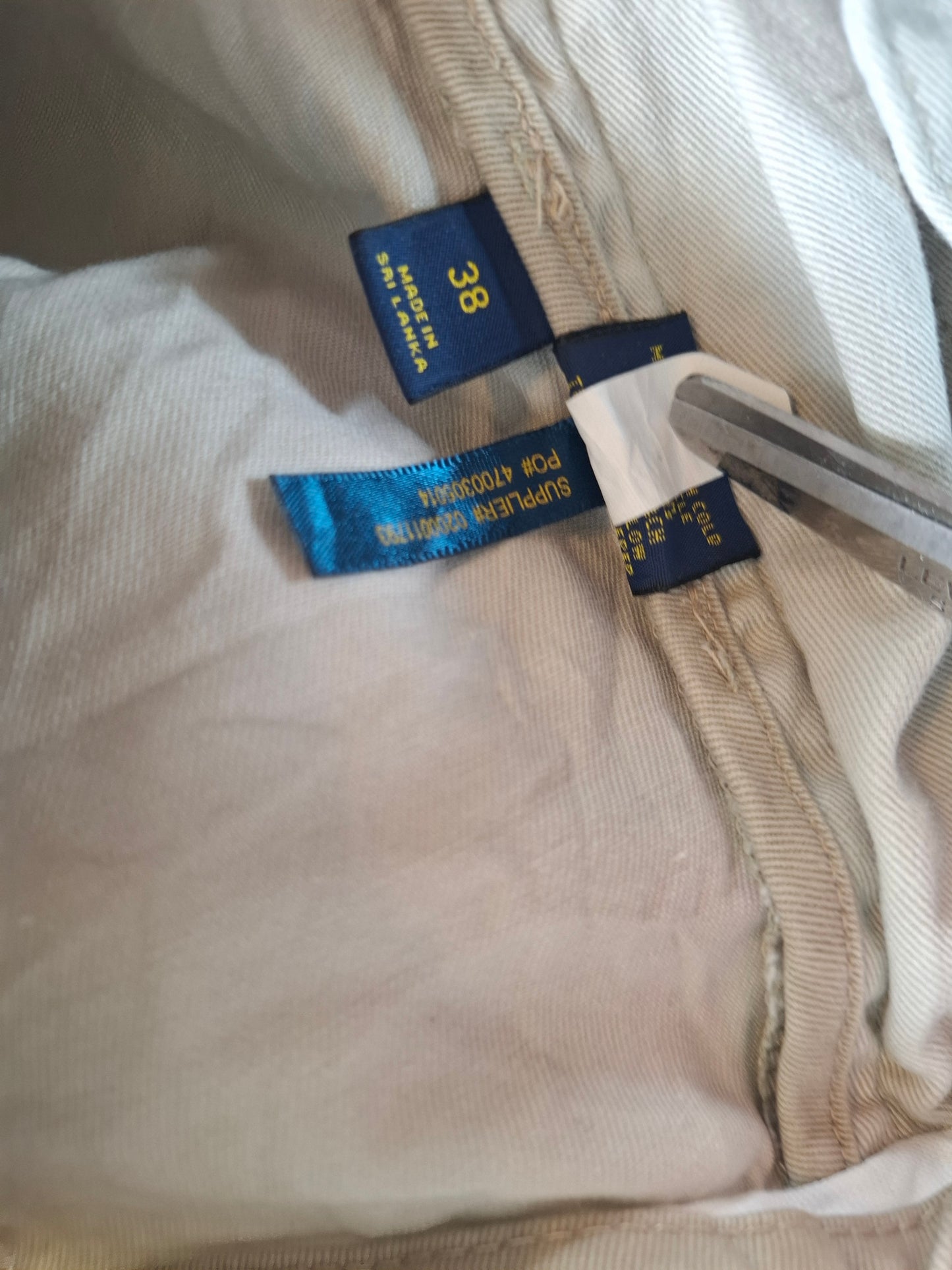 001171 Polo Ralph Lauren Shorts size 38 Khaki