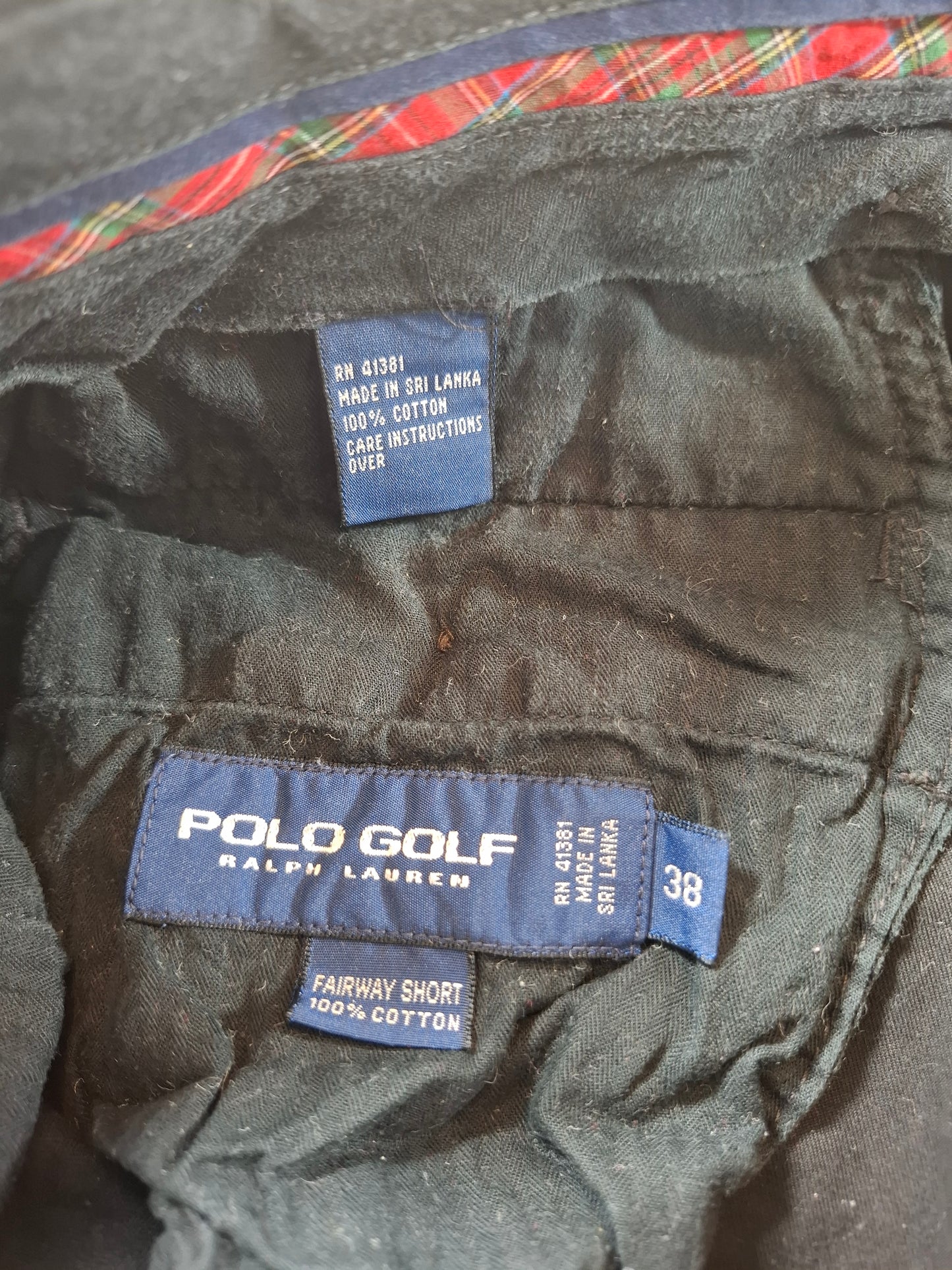 001176 Polo Ralph Lauren Shorts size 38 Black