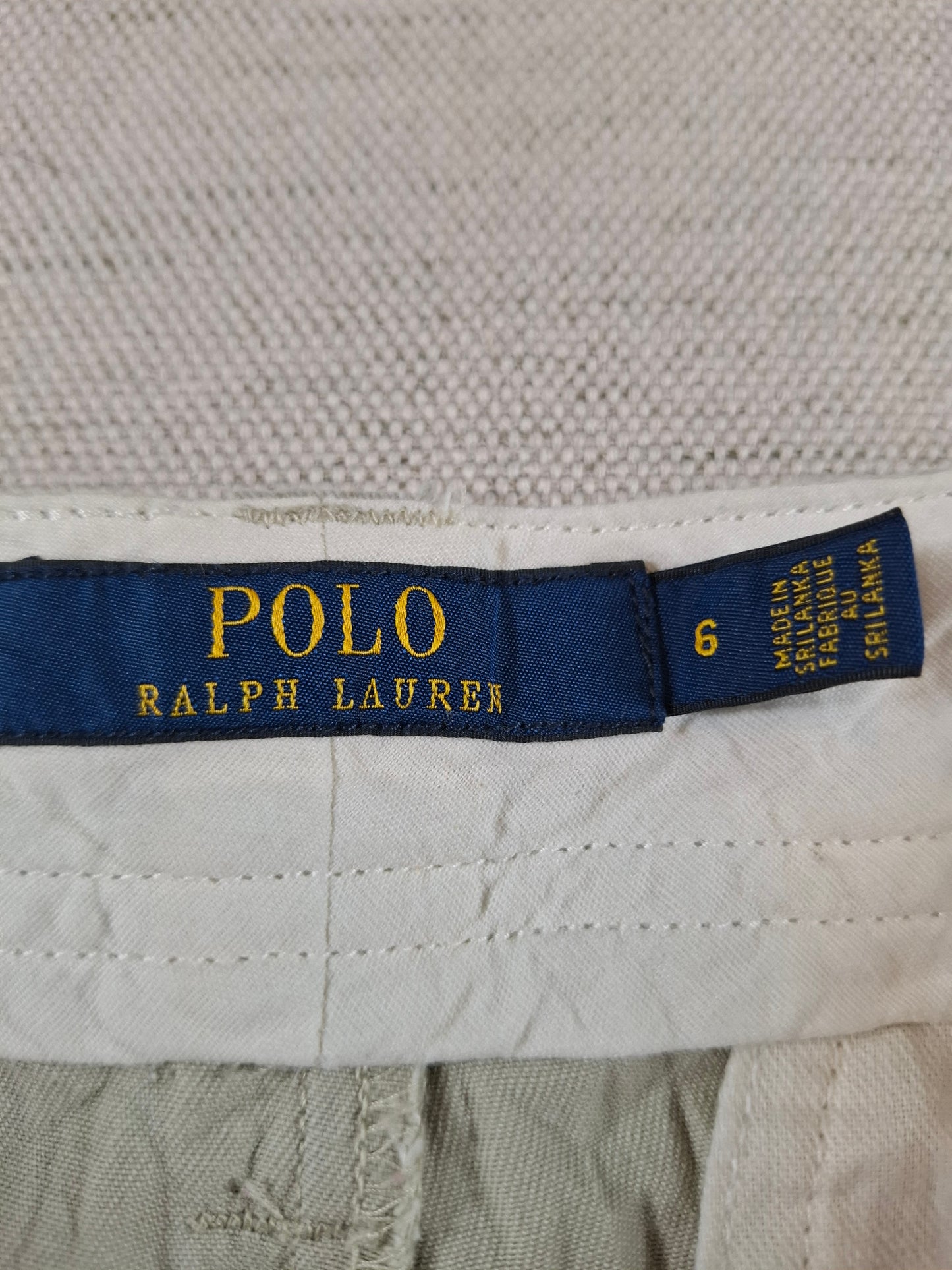 001178 Ralph Lauren Shorts size 6 Khaki