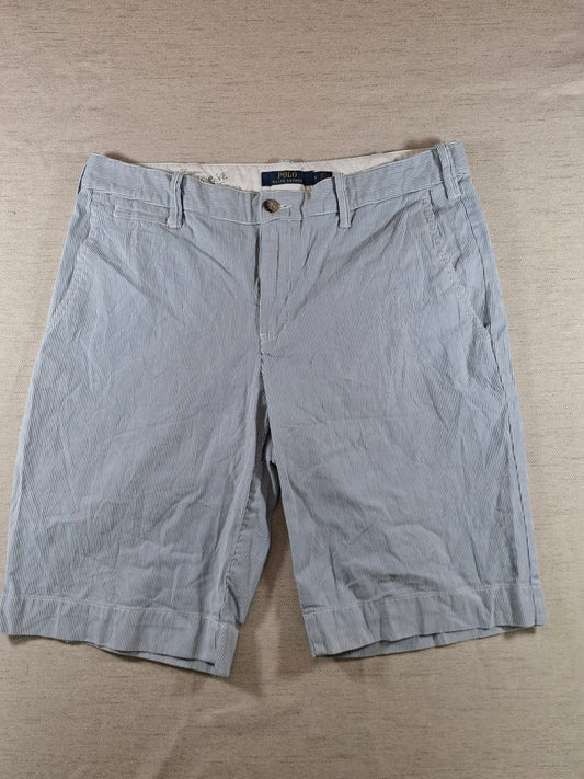 001179 Polo Ralph Lauren Shorts size 6 Blue/ White striped