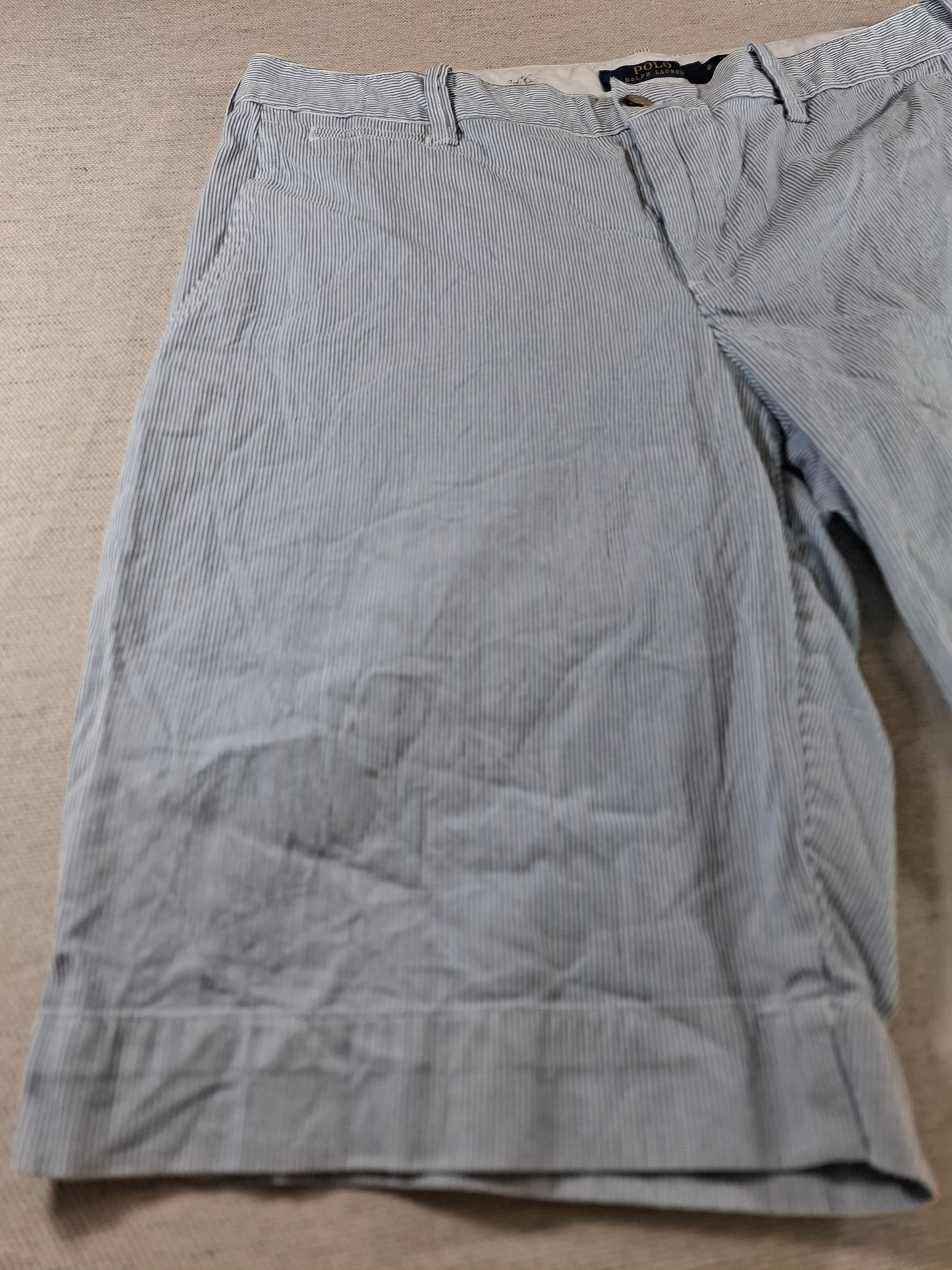 001179 Polo Ralph Lauren Shorts size 6 Blue/ White striped