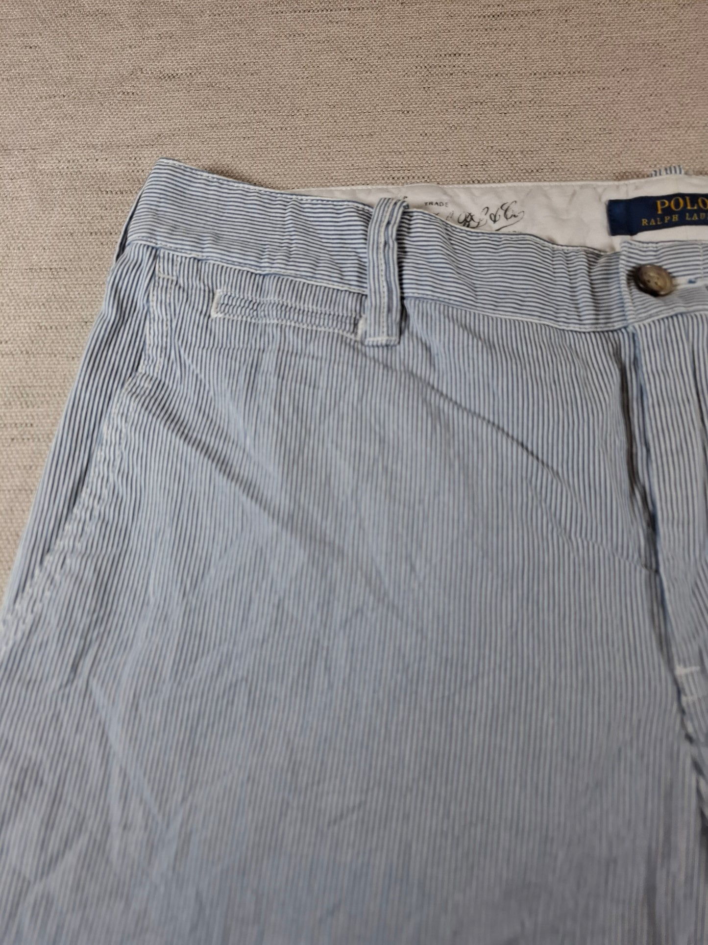 001179 Polo Ralph Lauren Shorts size 6 Blue/ White striped