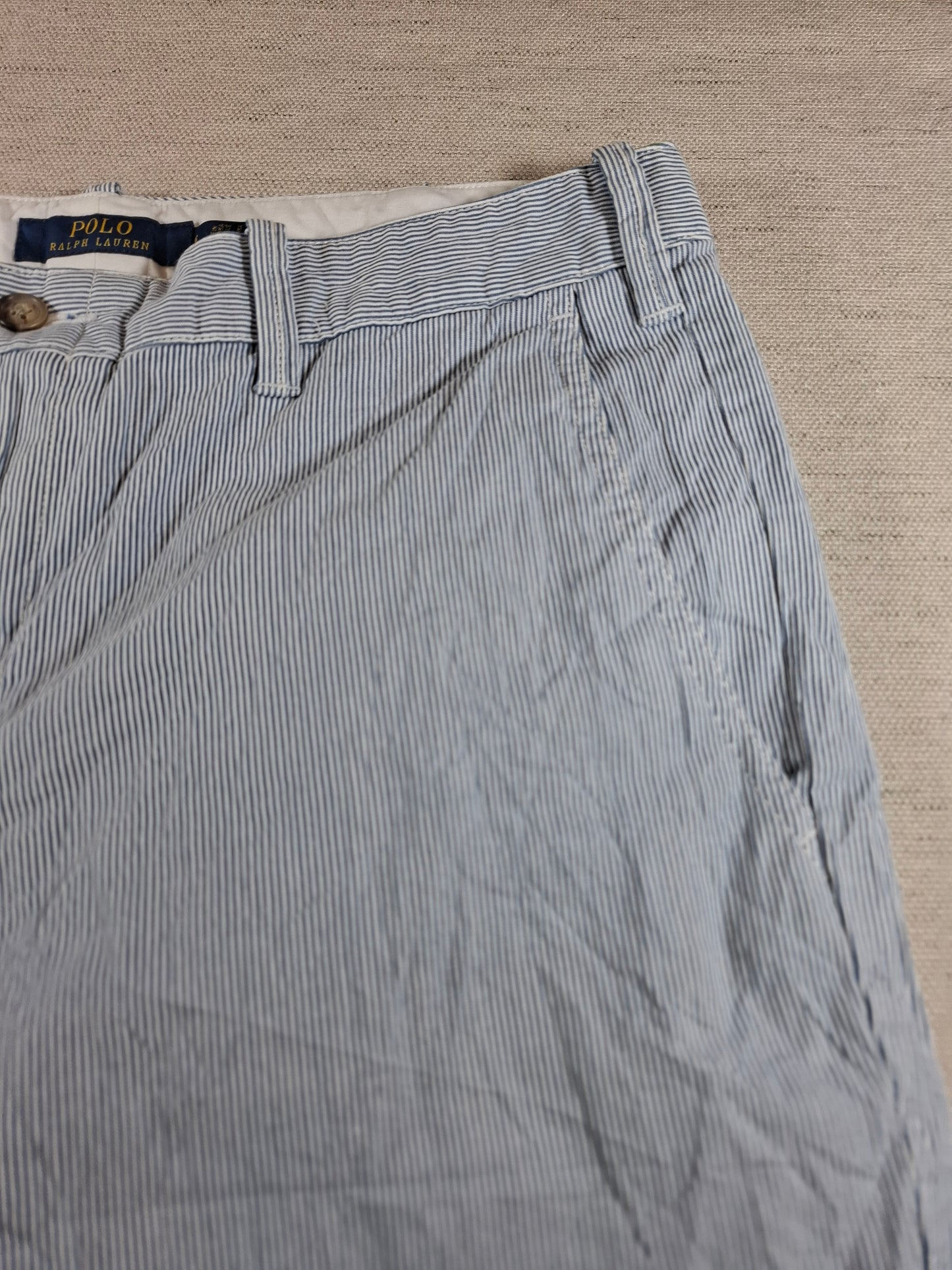 001179 Polo Ralph Lauren Shorts size 6 Blue/ White striped