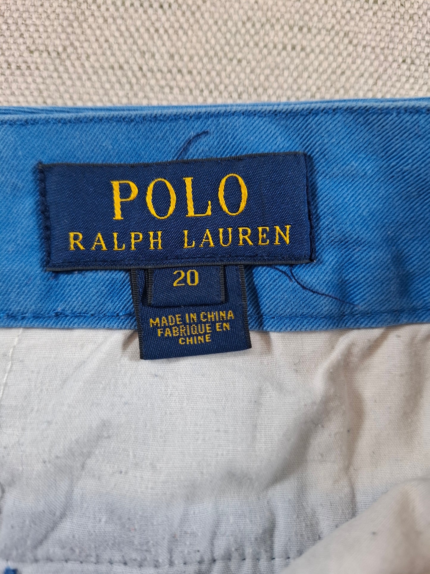 001180 Polo Ralph Lauren Shorts size 20 Blue