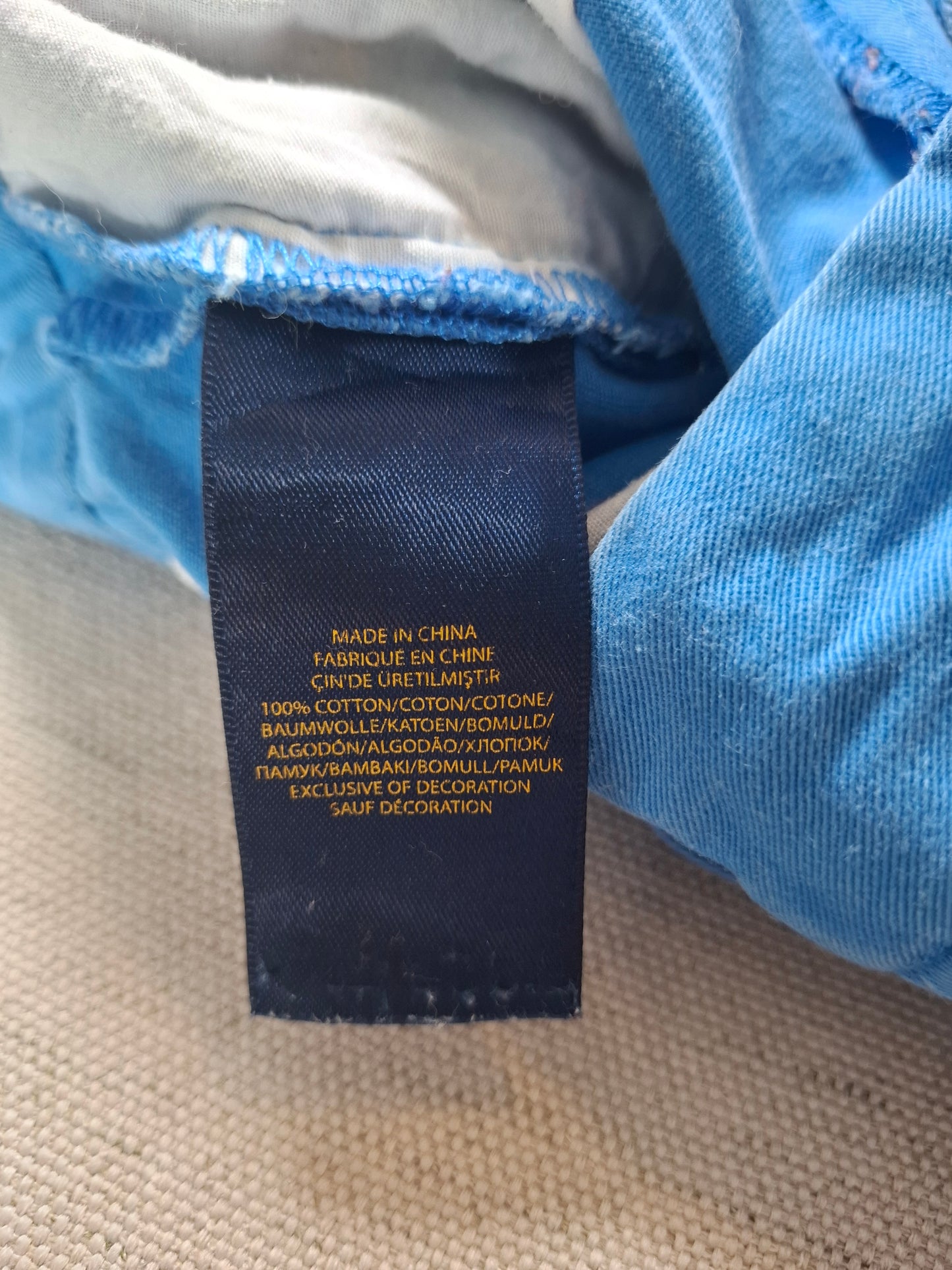 001180 Polo Ralph Lauren Shorts size 20 Blue