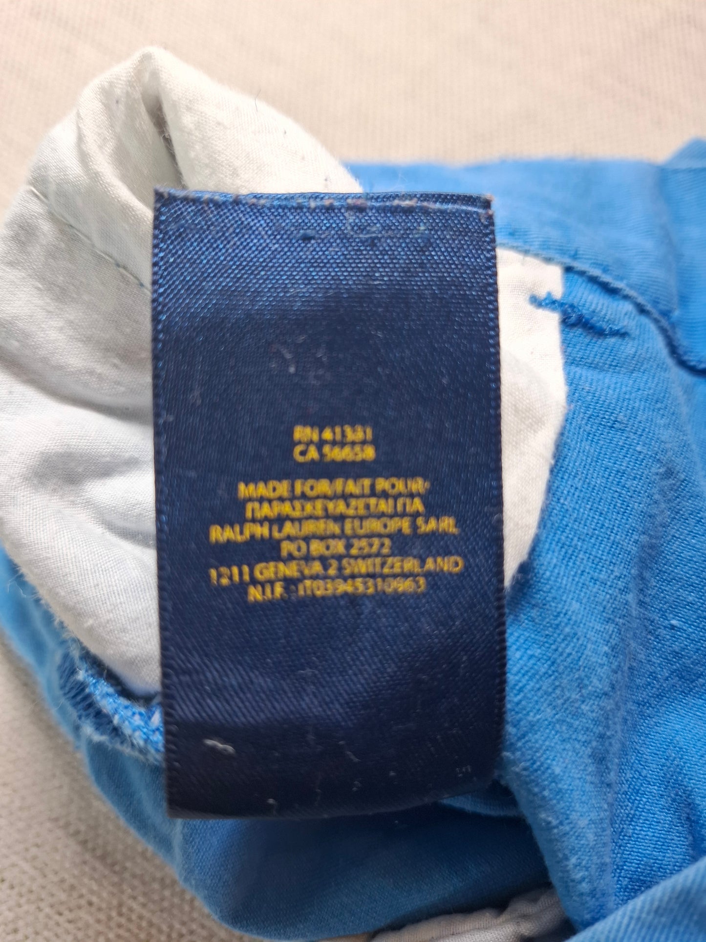001180 Polo Ralph Lauren Shorts size 20 Blue