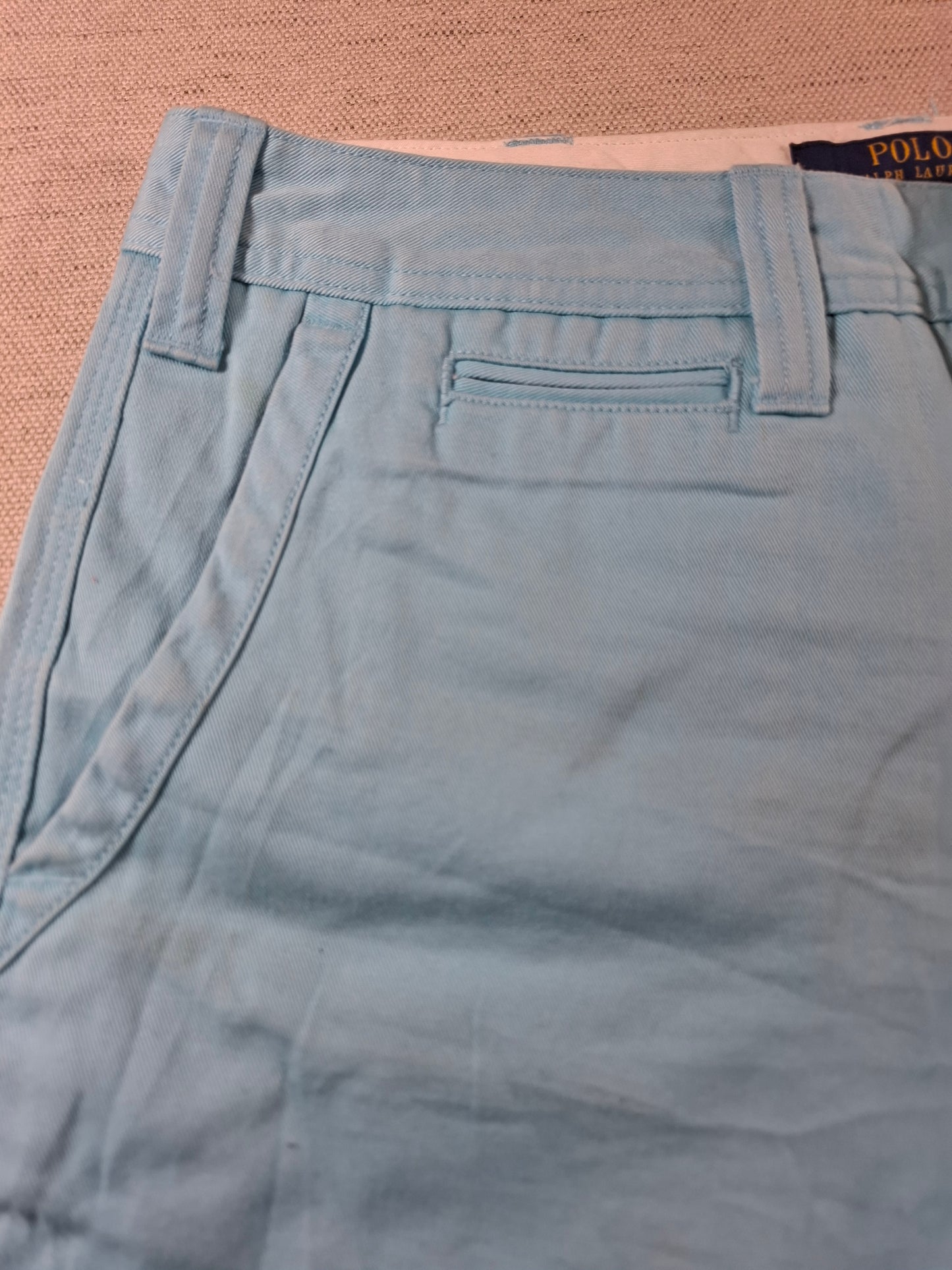 001182 Polo Ralph Lauren Shorts size 0 Aqua