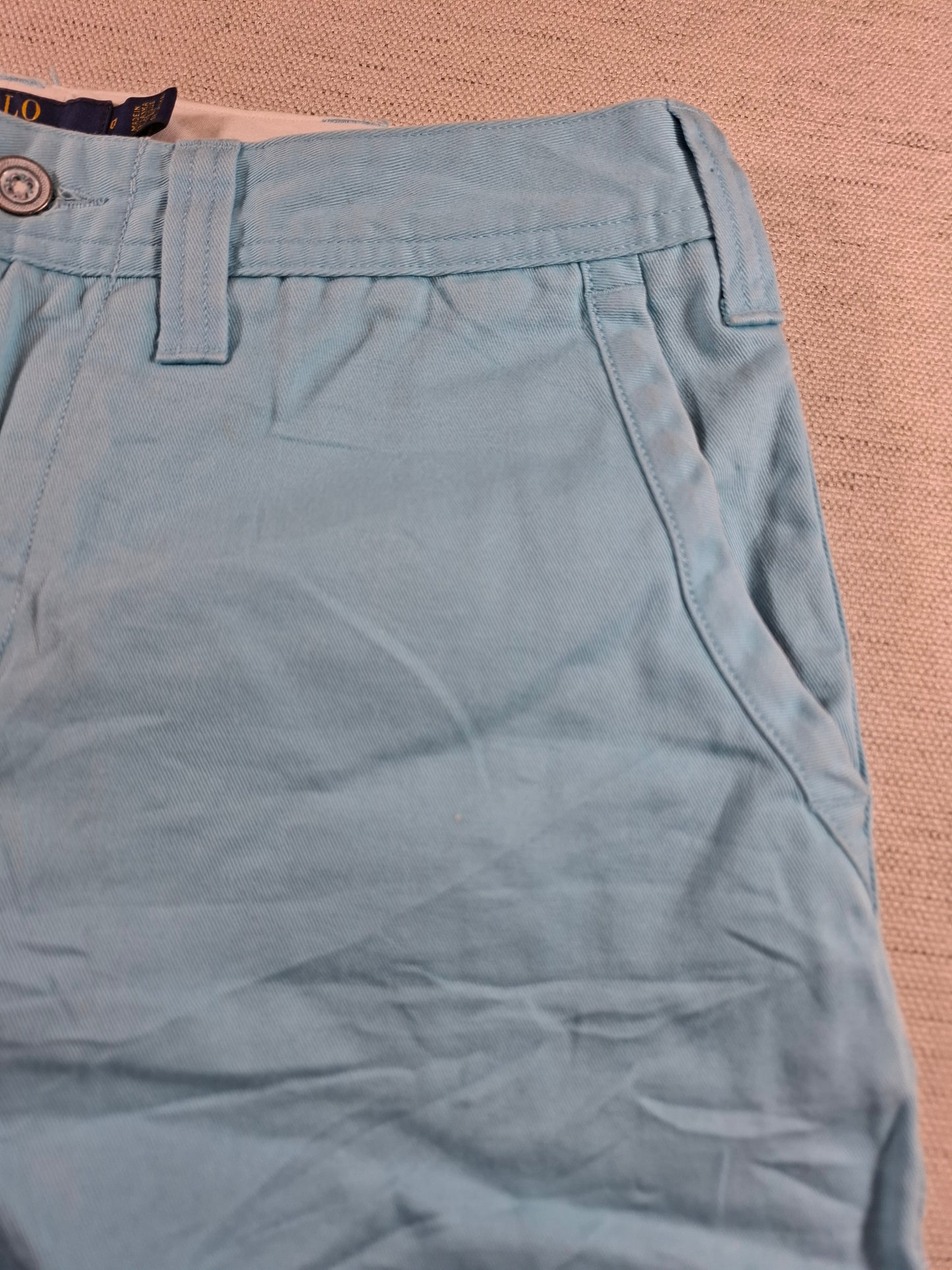 001182 Polo Ralph Lauren Shorts size 0 Aqua