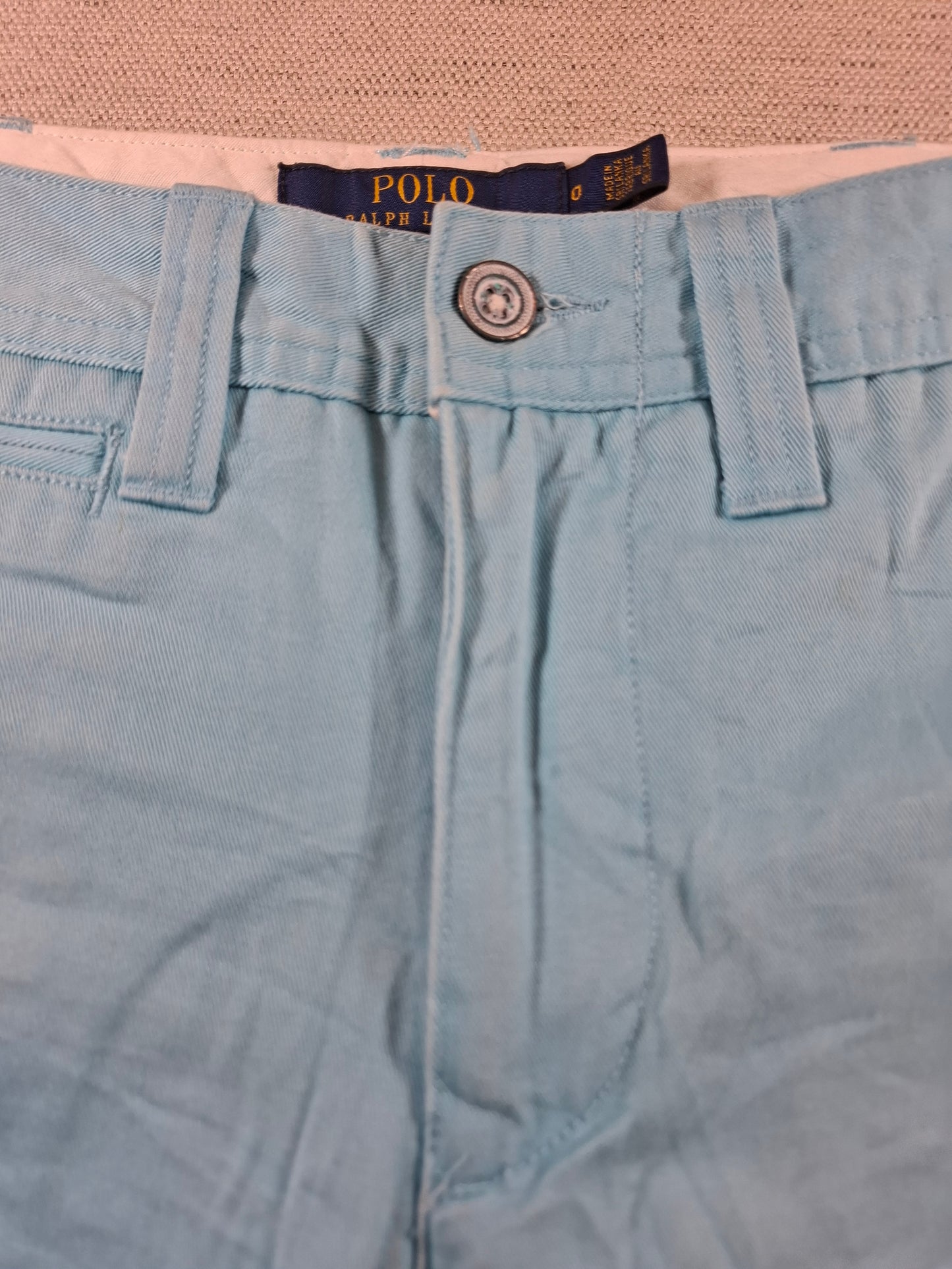 001182 Polo Ralph Lauren Shorts size 0 Aqua