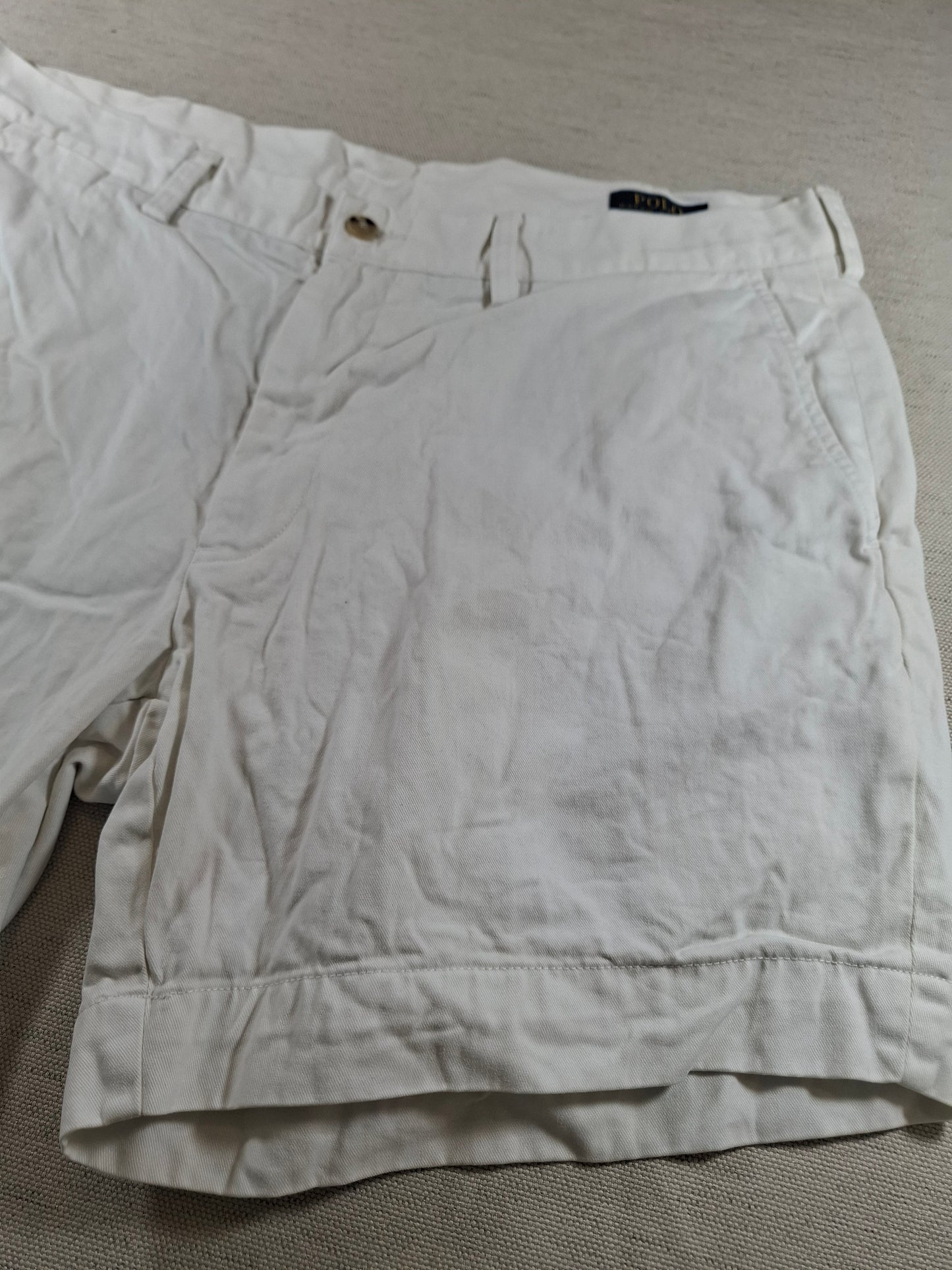 001184 Polo Ralph Lauren Shorts size 38 White