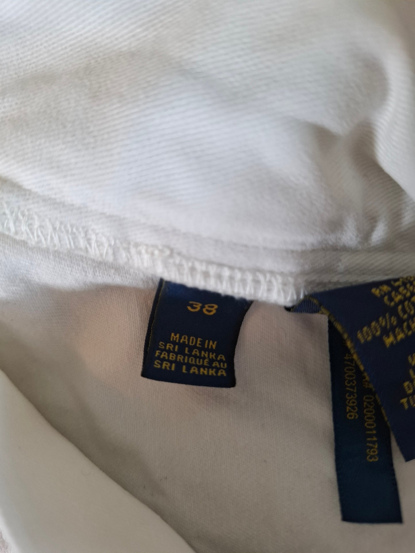 001184 Polo Ralph Lauren Shorts size 38 White