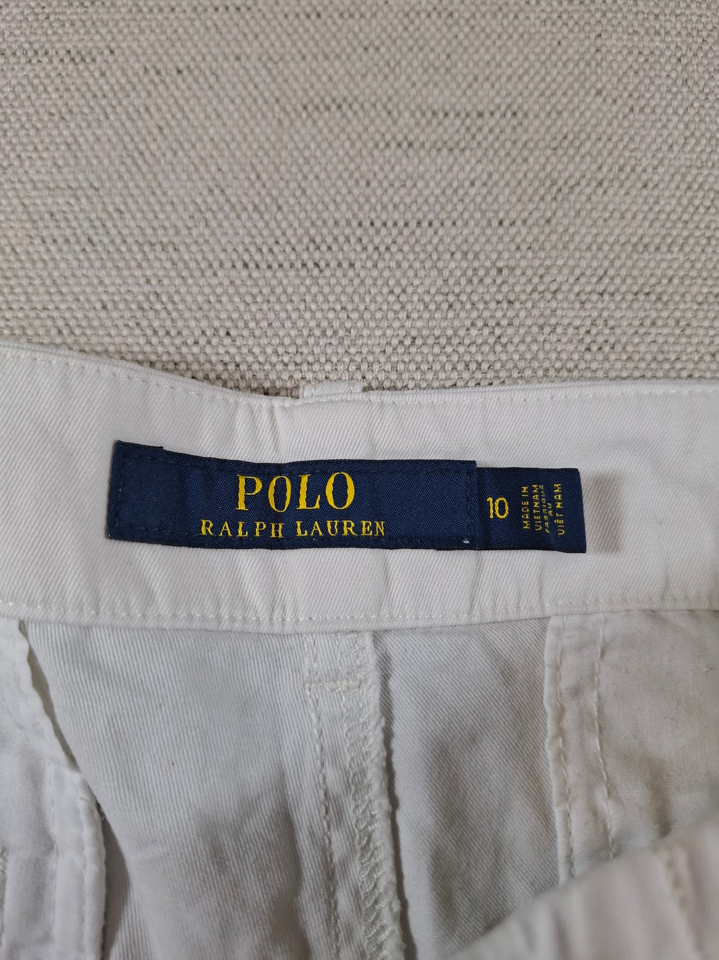 001186 Polo Ralph Lauren Shorts size 10 White