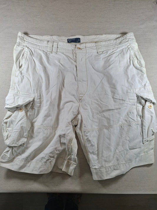 001187 Polo Ralph Lauren Shorts size 44B White/ Beige