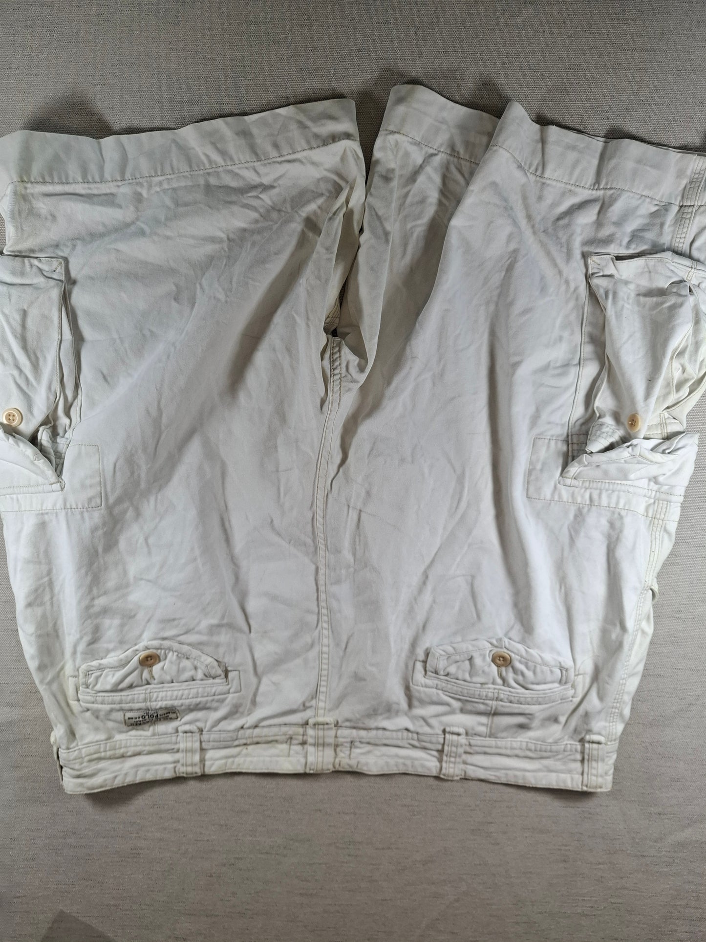 001187 Polo Ralph Lauren Shorts size 44B White/ Beige