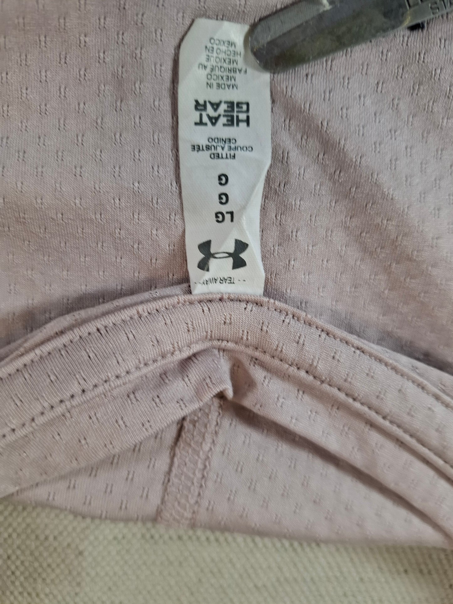 001192 Under Armour Longsleeve t-shirt size L Pink