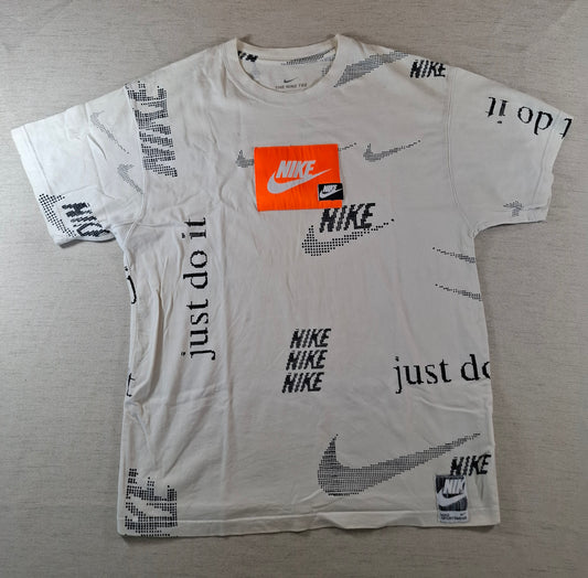 001193 Nike t-shirt size L White/ Orange/ Black