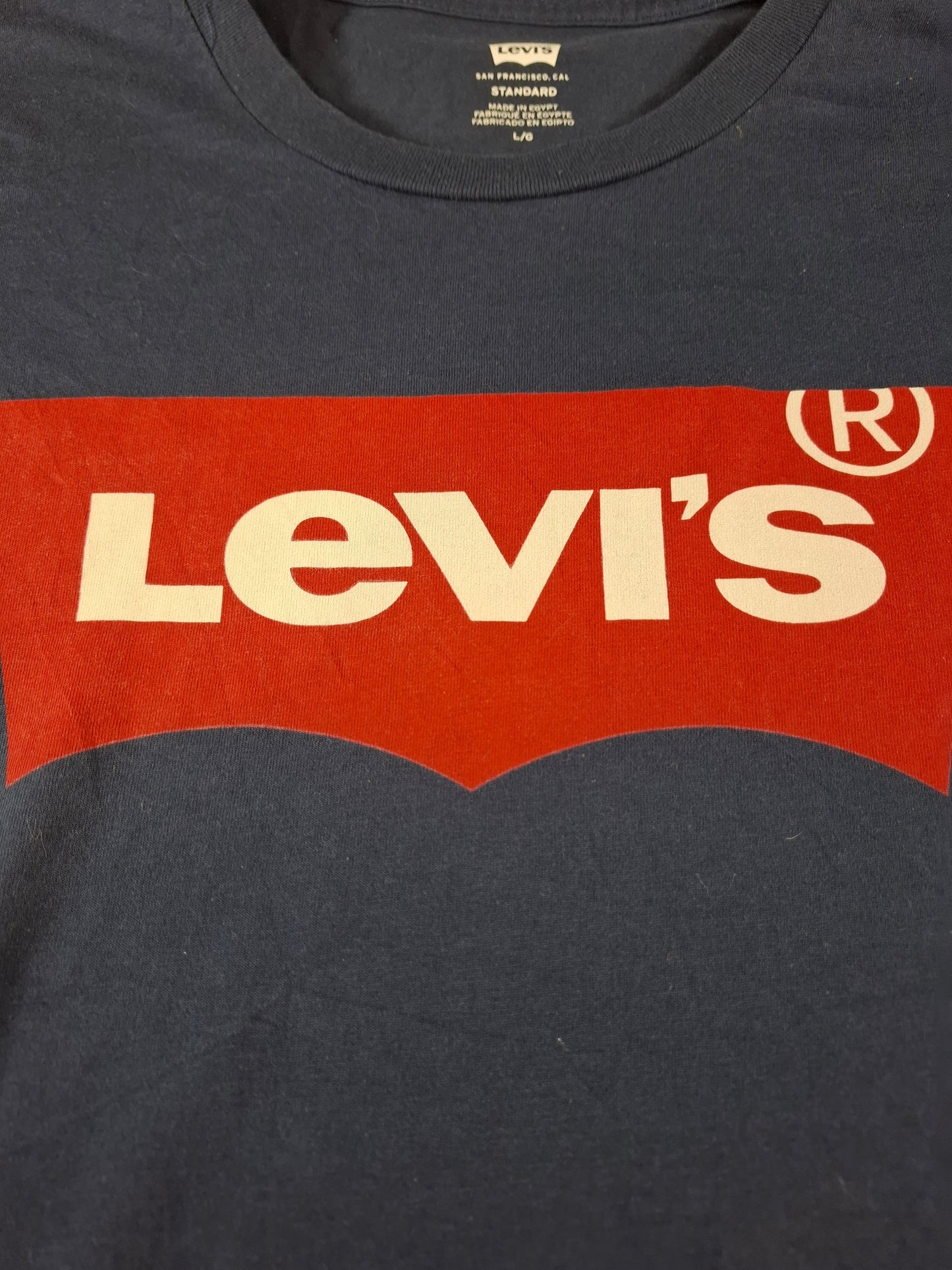 001200 Levi's t-shirt size L Blue/ Red