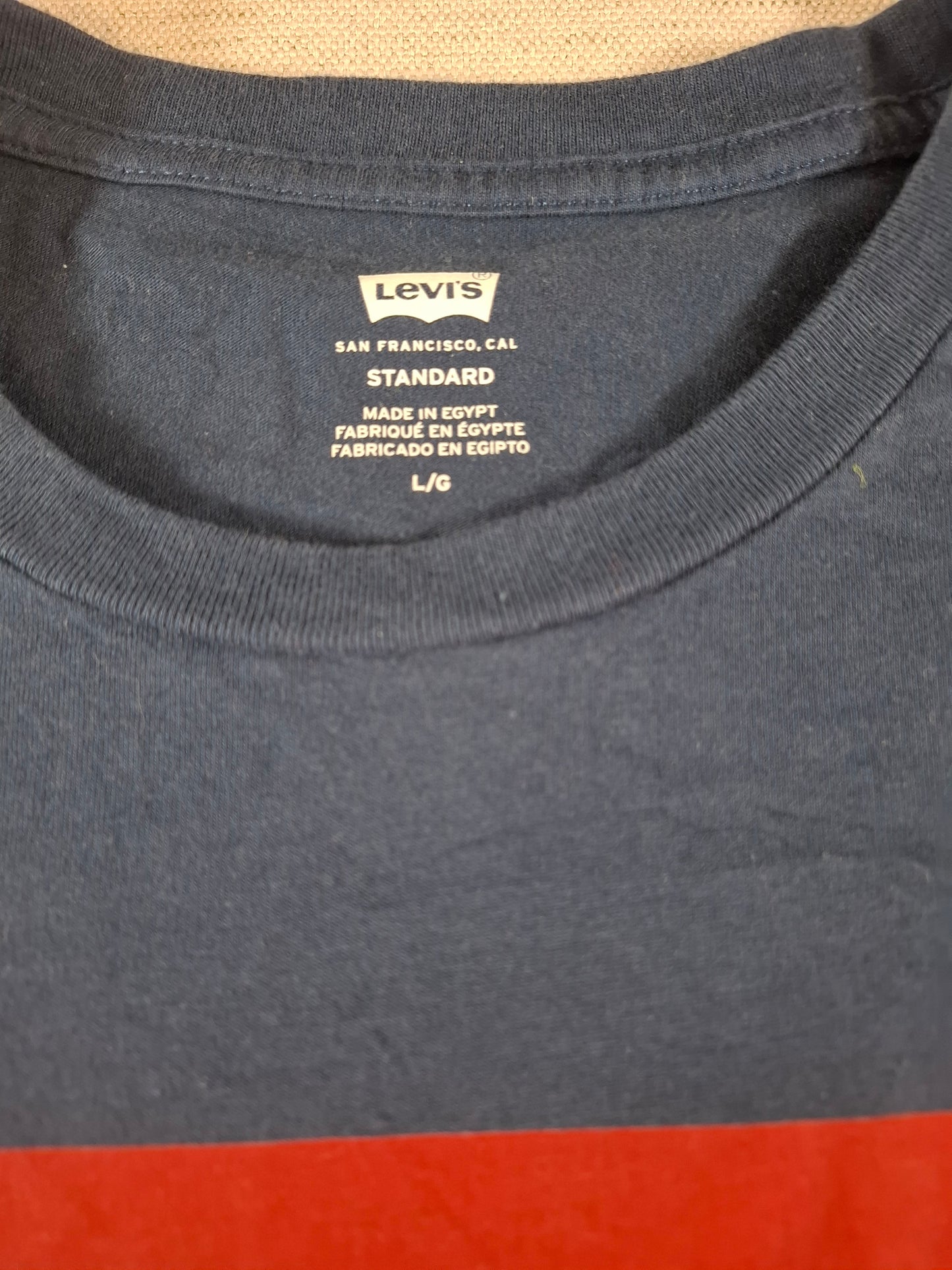 001200 Levi's t-shirt size L Blue/ Red