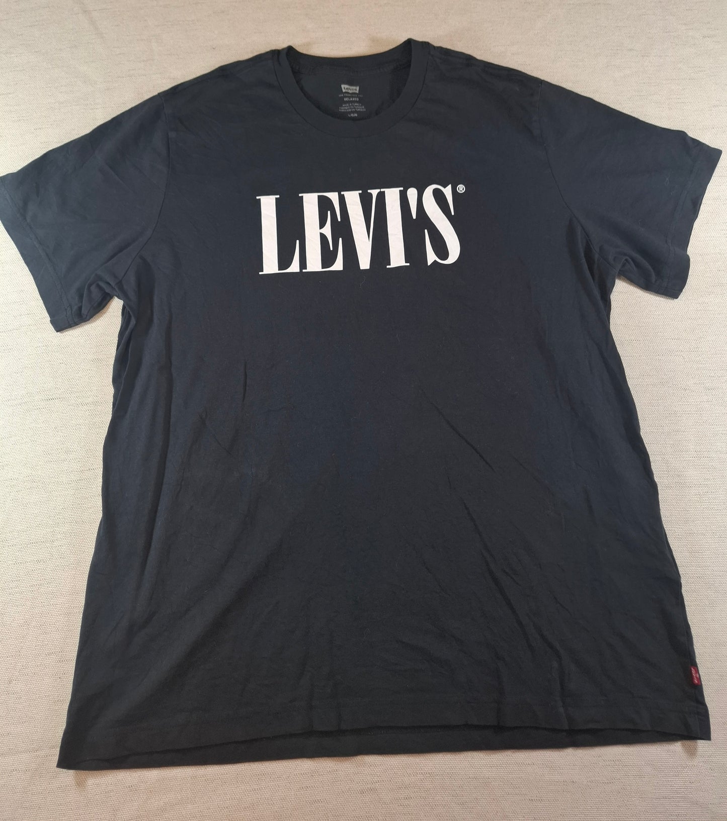 001204 Levi's t-shirt size L Black