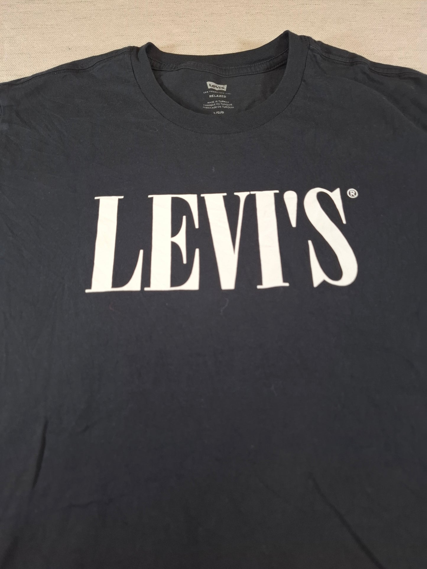 001204 Levi's t-shirt size L Black