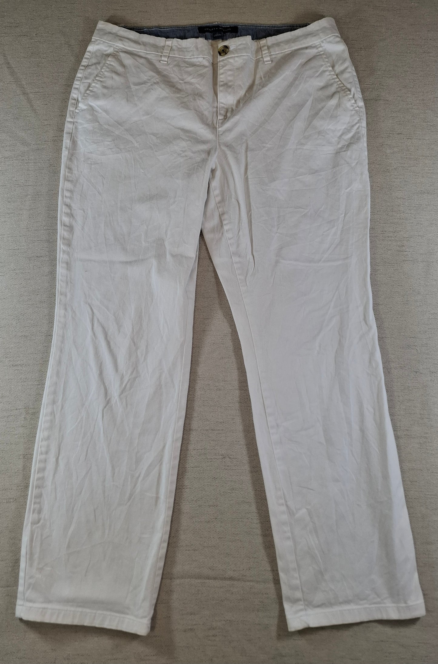 001213 Tommy Hilfiger Chino size 14 White