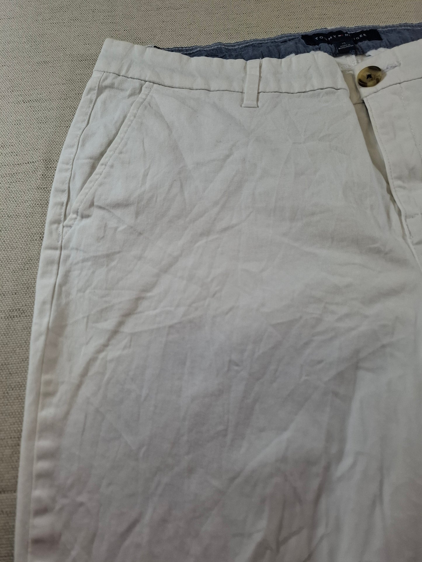 001213 Tommy Hilfiger Chino size 14 White