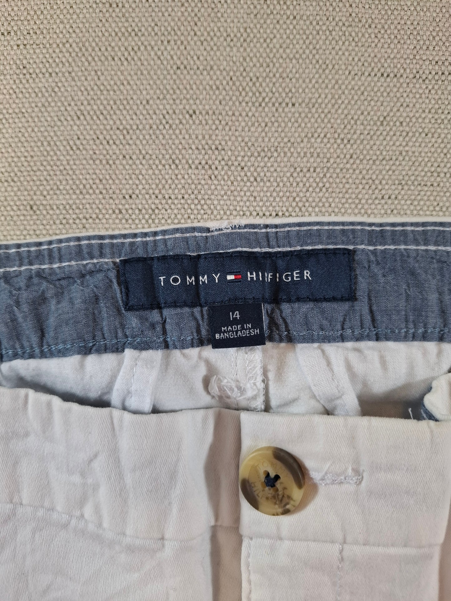 001213 Tommy Hilfiger Chino size 14 White