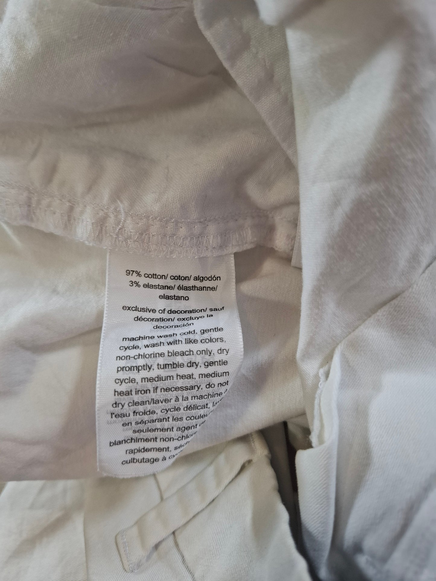 001213 Tommy Hilfiger Chino size 14 White