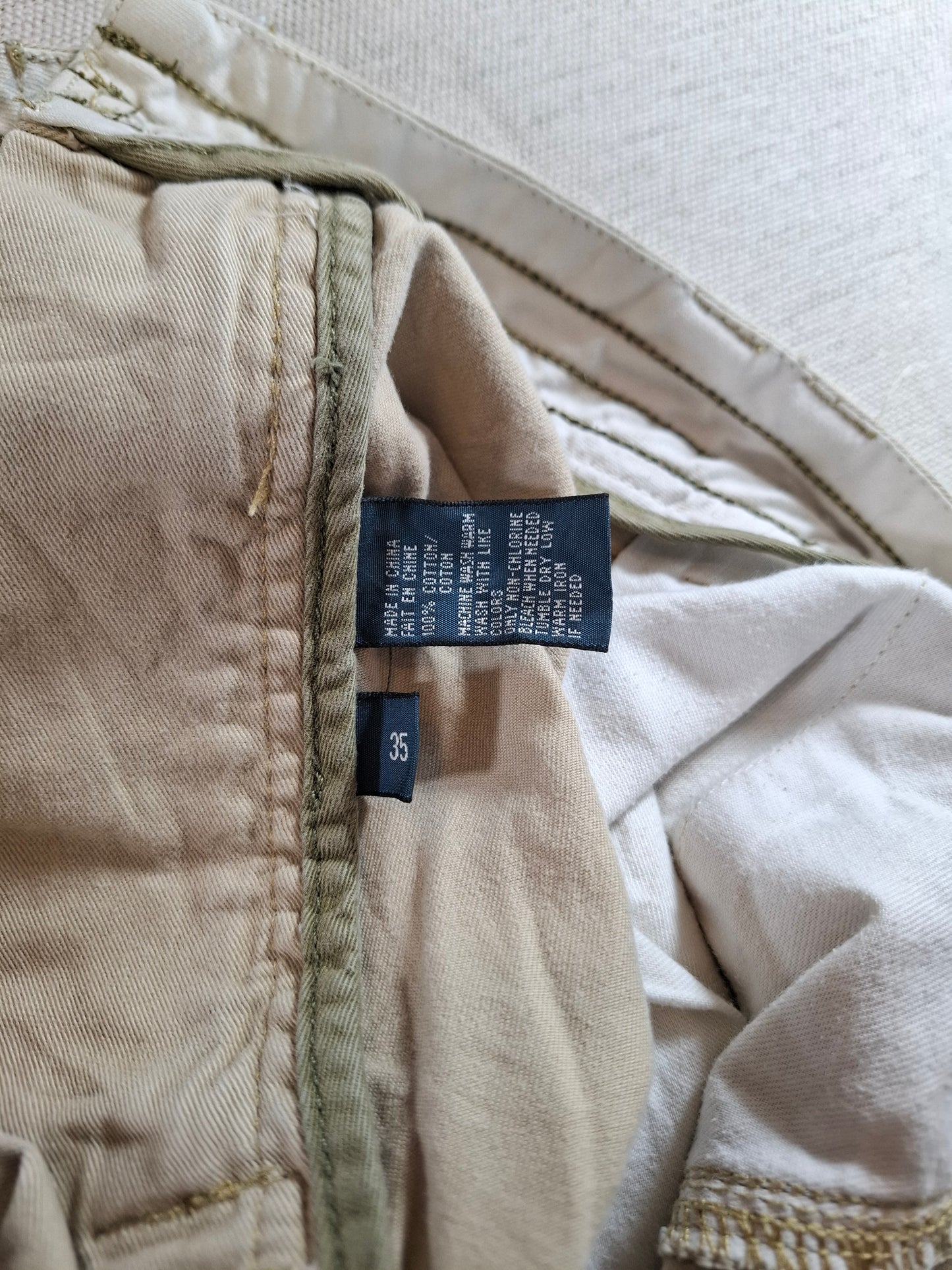 001221 Polo Ralph Lauren Short size 35 Khaki