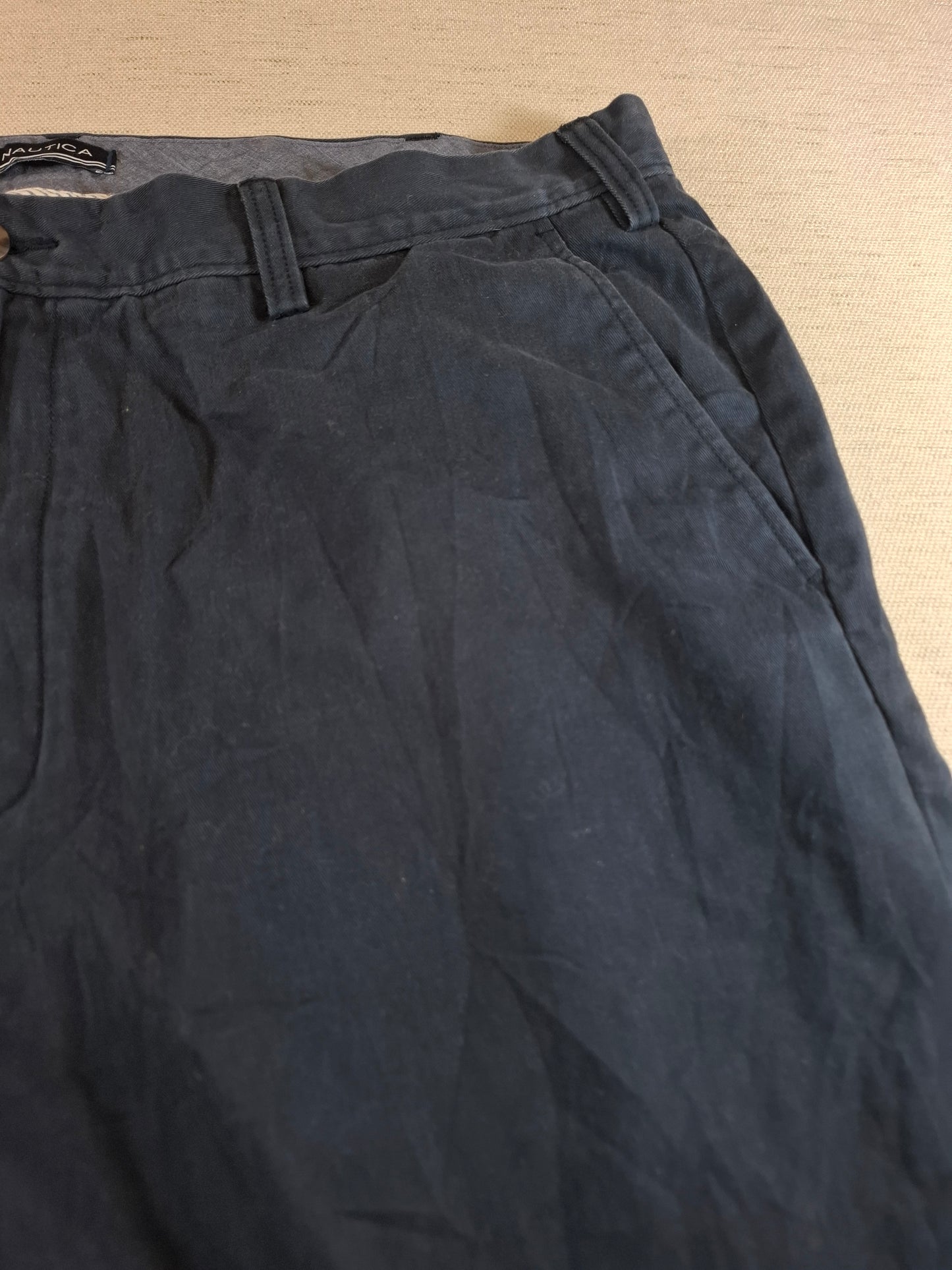 001225 Nautica Chino size 40/32 Navy Blue
