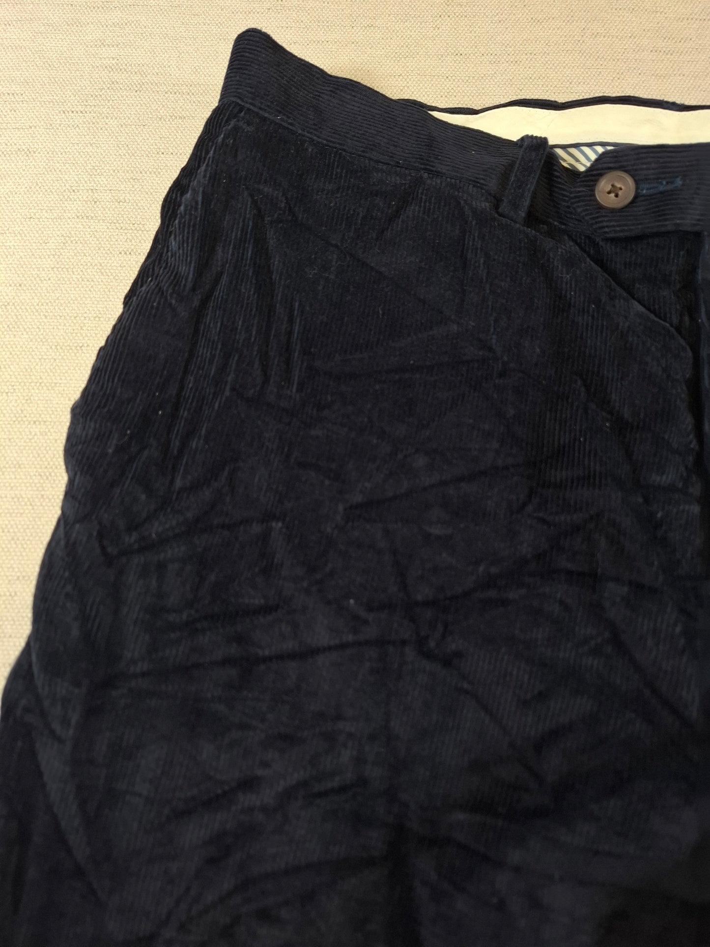 001227 Polo Ralph Lauren Corduroy size 36/34 Navy Blue