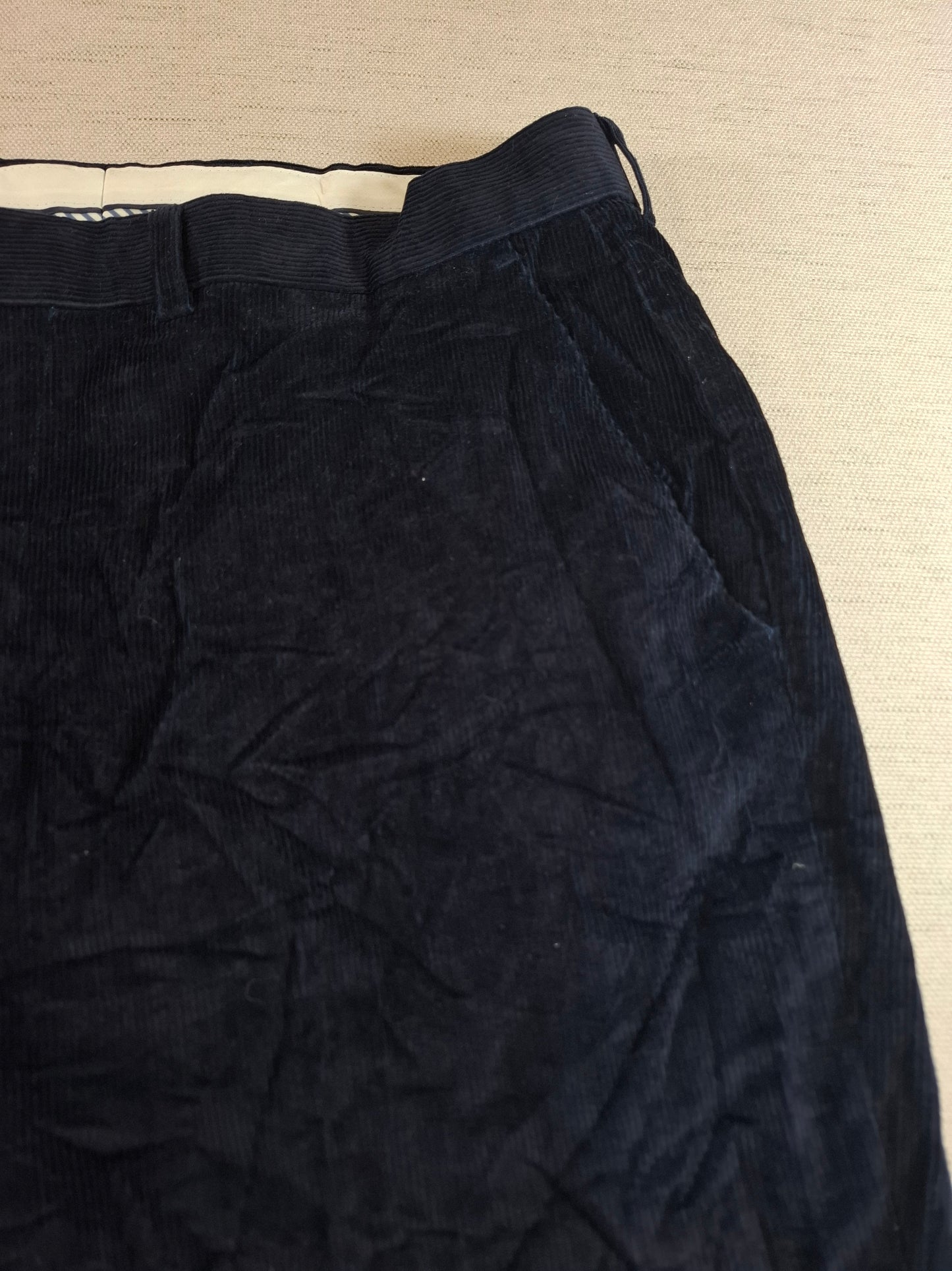 001227 Polo Ralph Lauren Corduroy size 36/34 Navy Blue