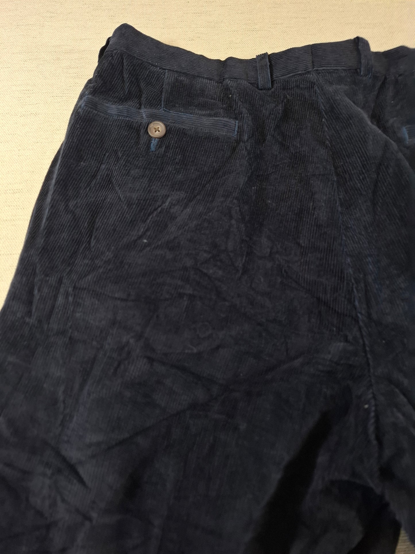 001227 Polo Ralph Lauren Corduroy size 36/34 Navy Blue