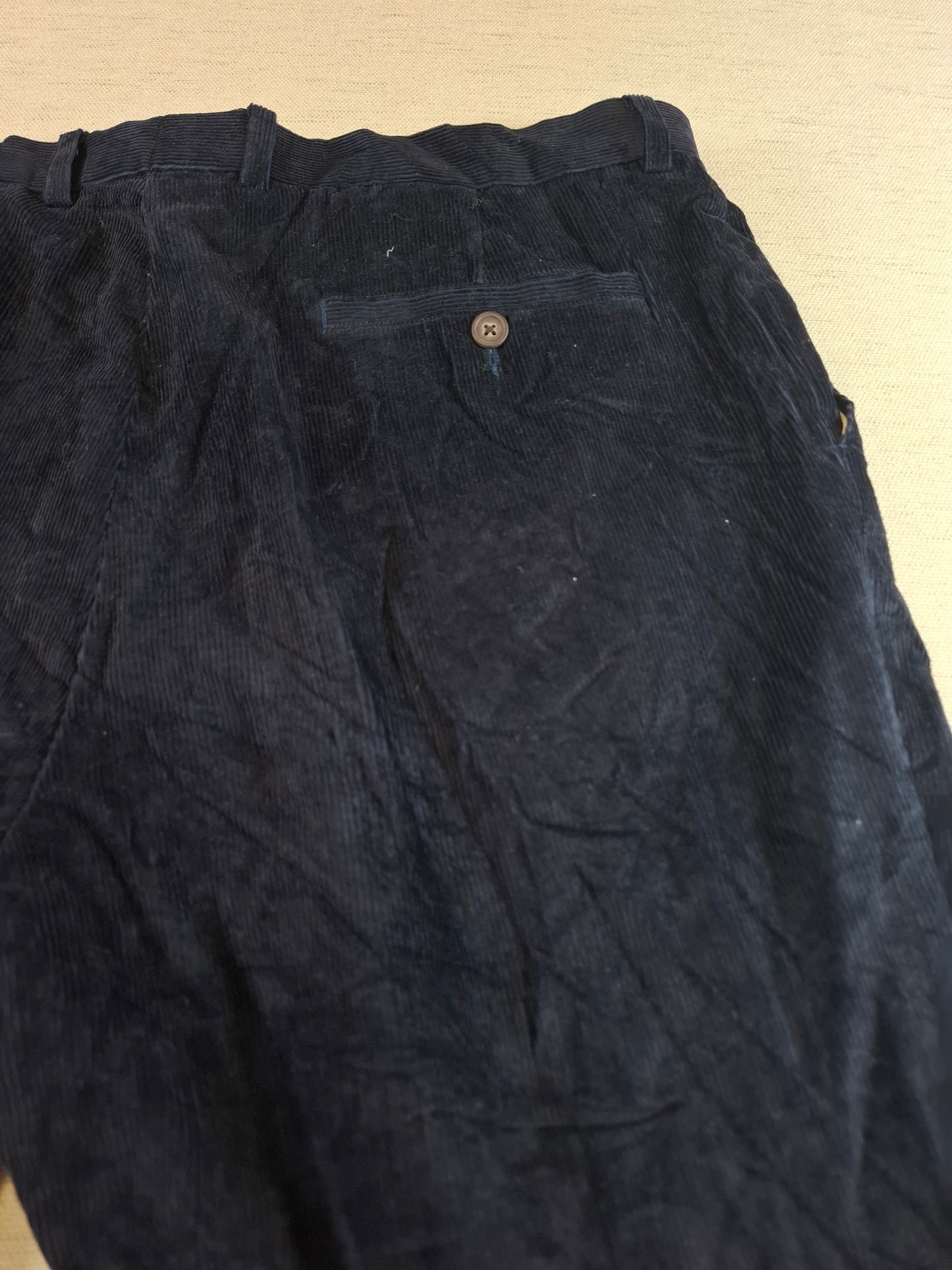 001227 Polo Ralph Lauren Corduroy size 36/34 Navy Blue