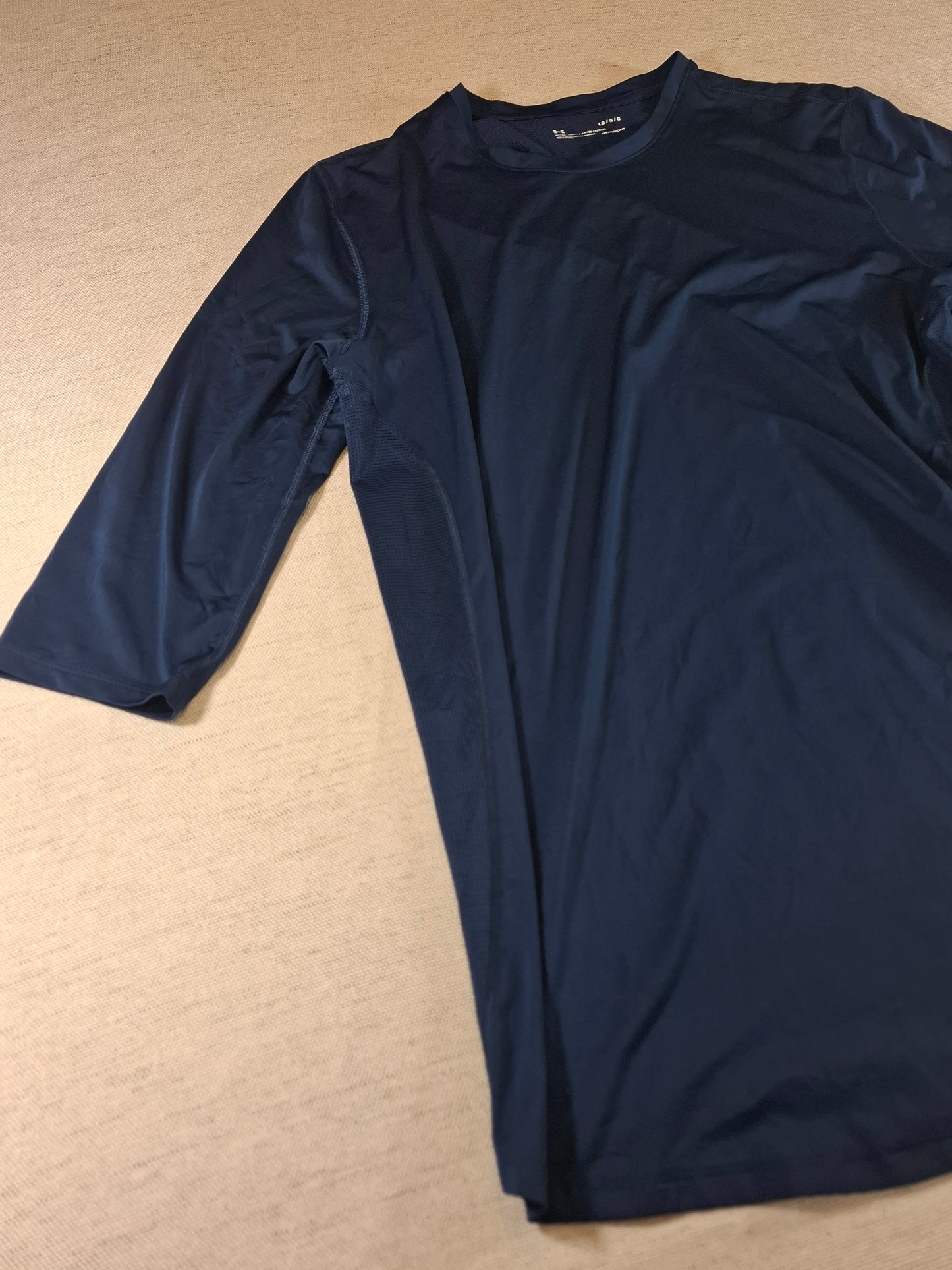 001229 Under Armour 3/4 t-shirt size L Blue