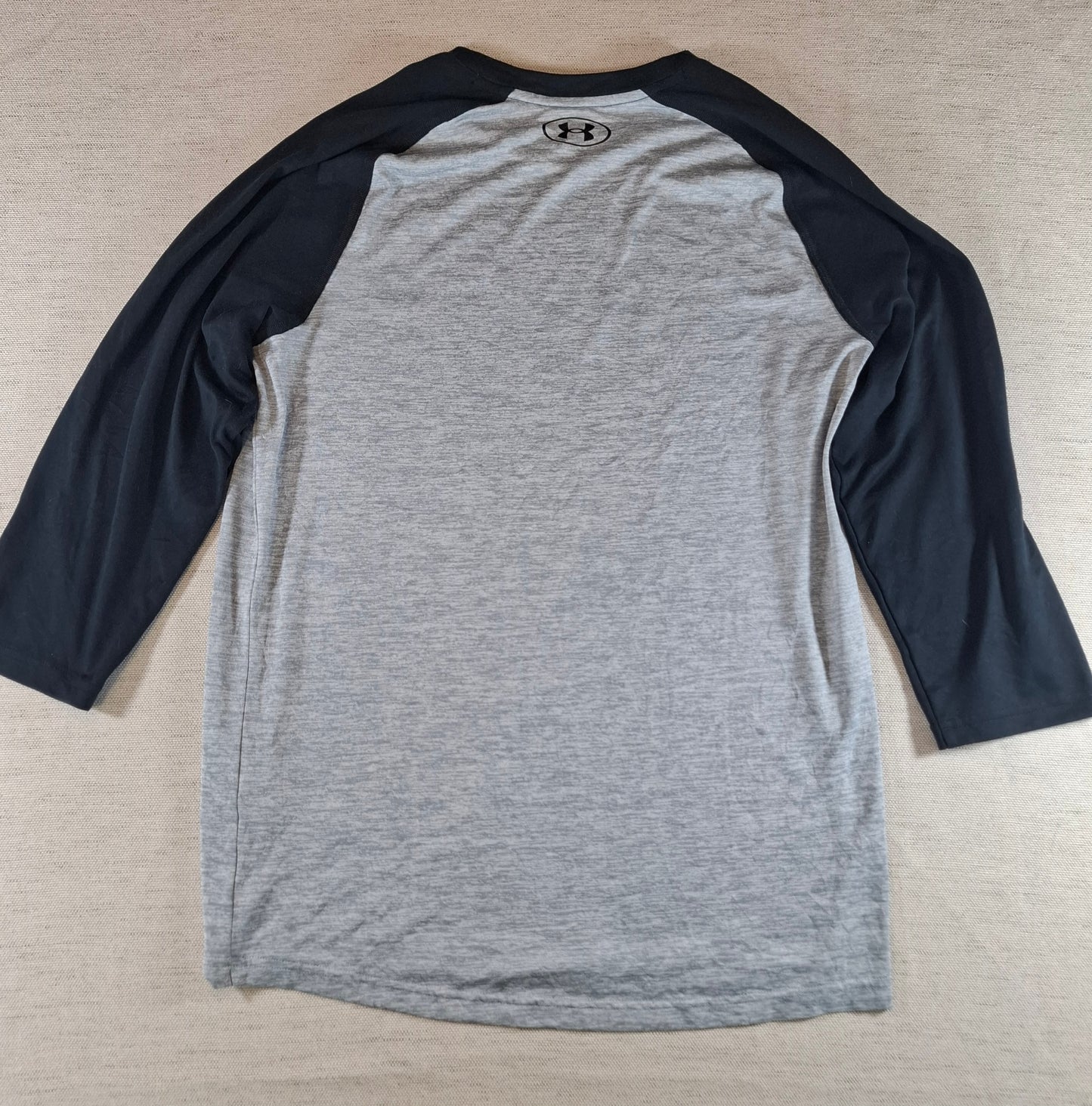 001230 Under Armour 3/4 t-shirt size S Black/ Grehy
