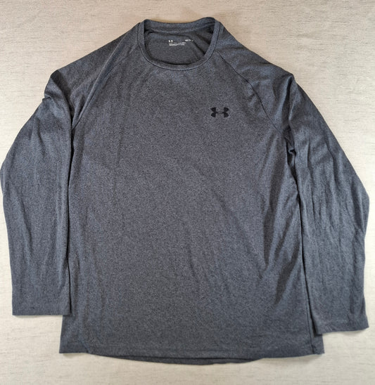 001233 Under Armour longsleeve t-shirt size L Grey