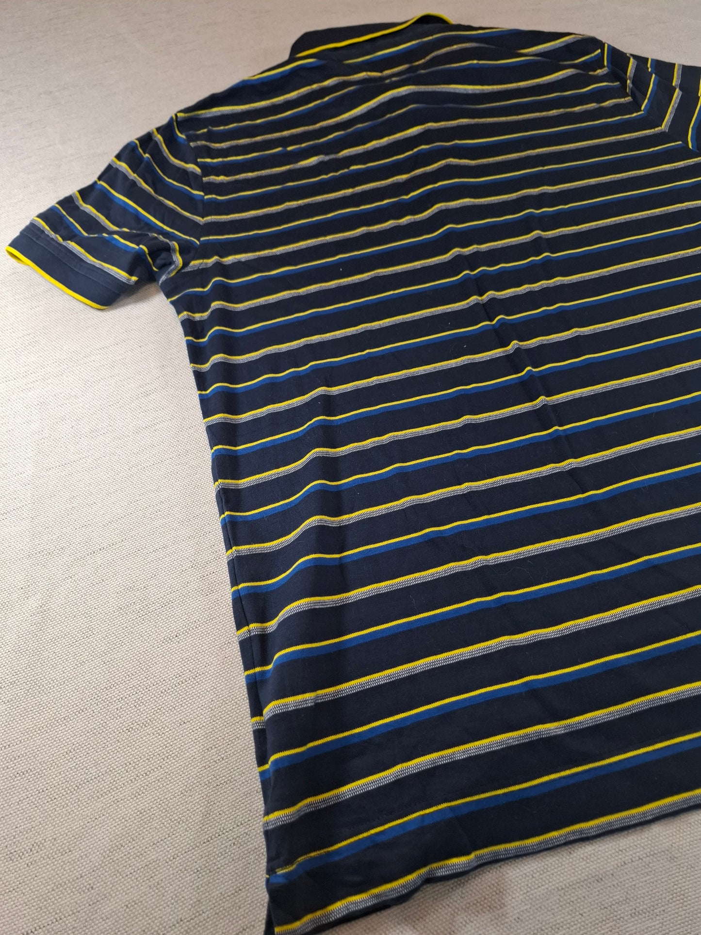 001238 Tommy Hilfiger Polo shirt size L Navy/ Multicolor